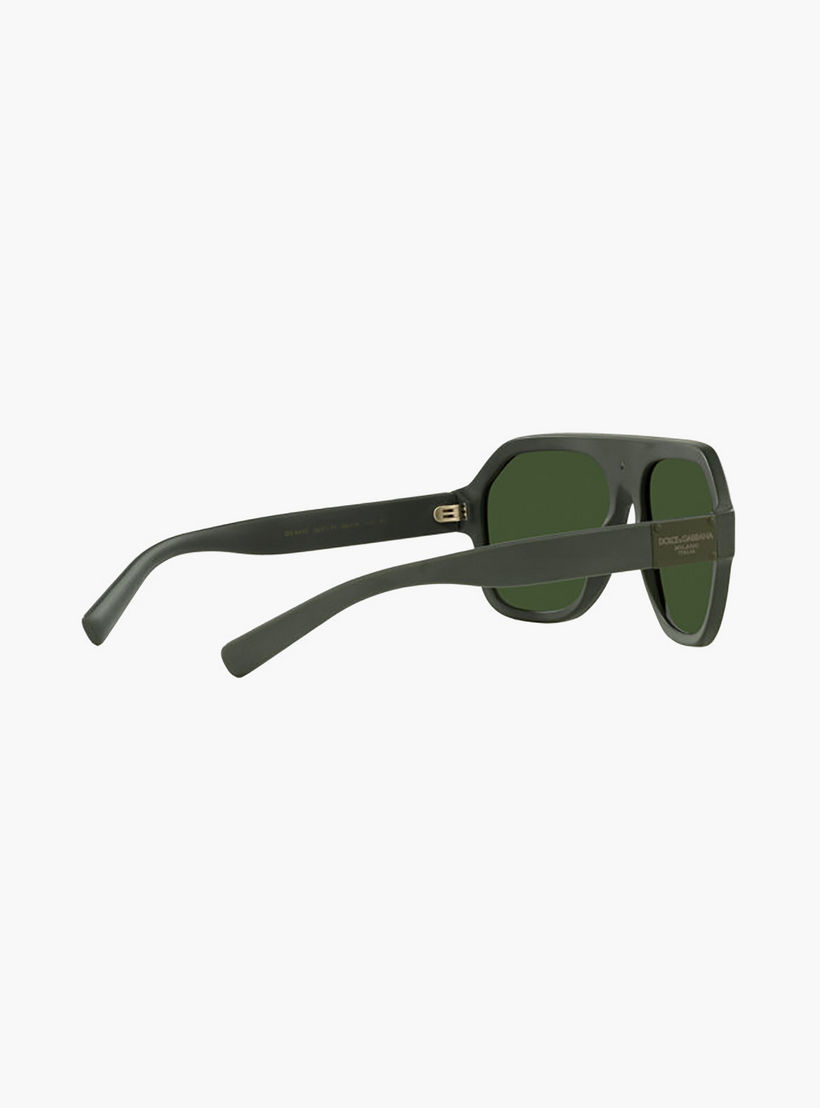 Dolce & Gabbana Men Wayfarer & Square Green Sunglasses | 4433-men-sunglasses-image-5