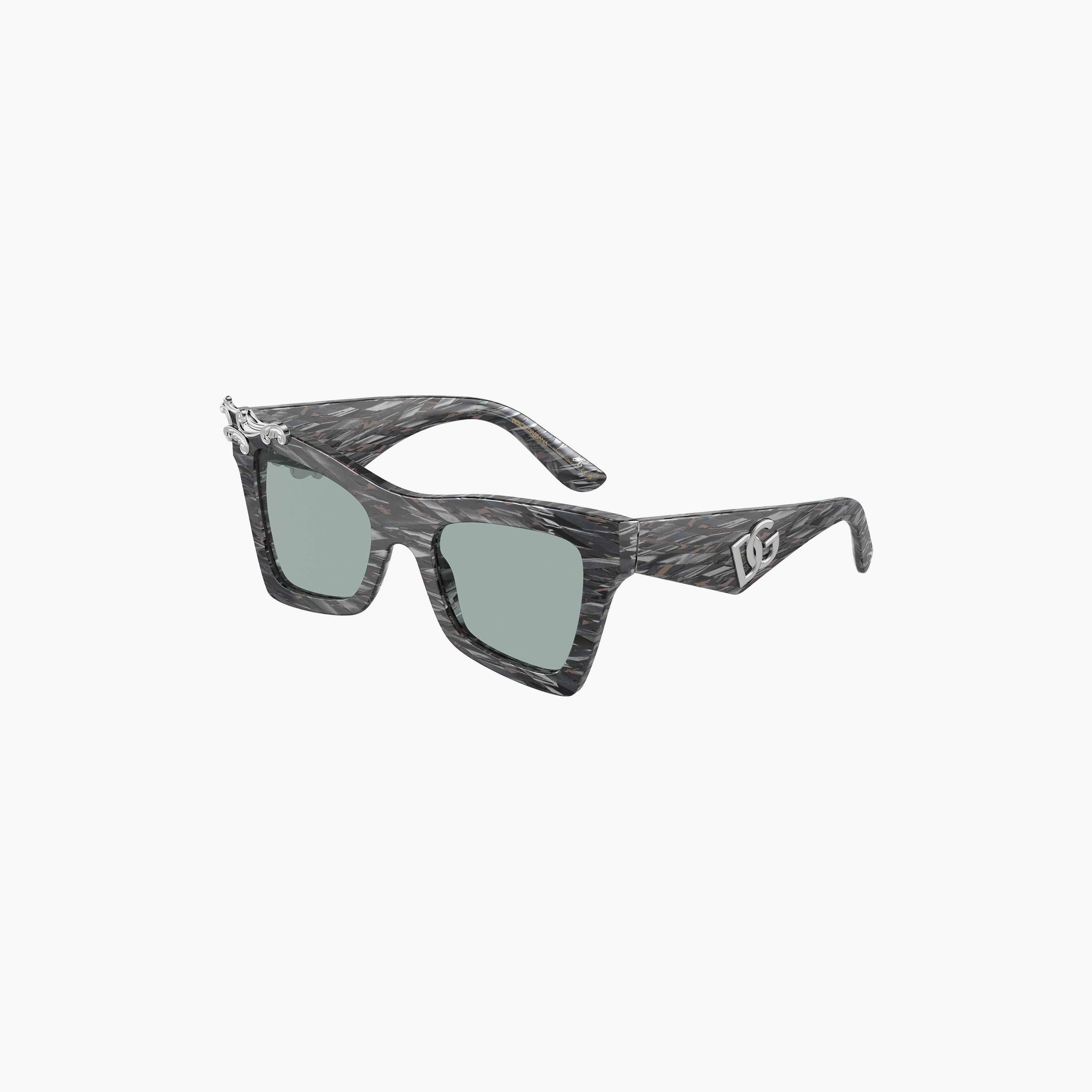 نظارات شمسية رمادية بتصميم عين القطة من دولتشي آند غابانا للنساء | 4434-women-sunglasses-image-1