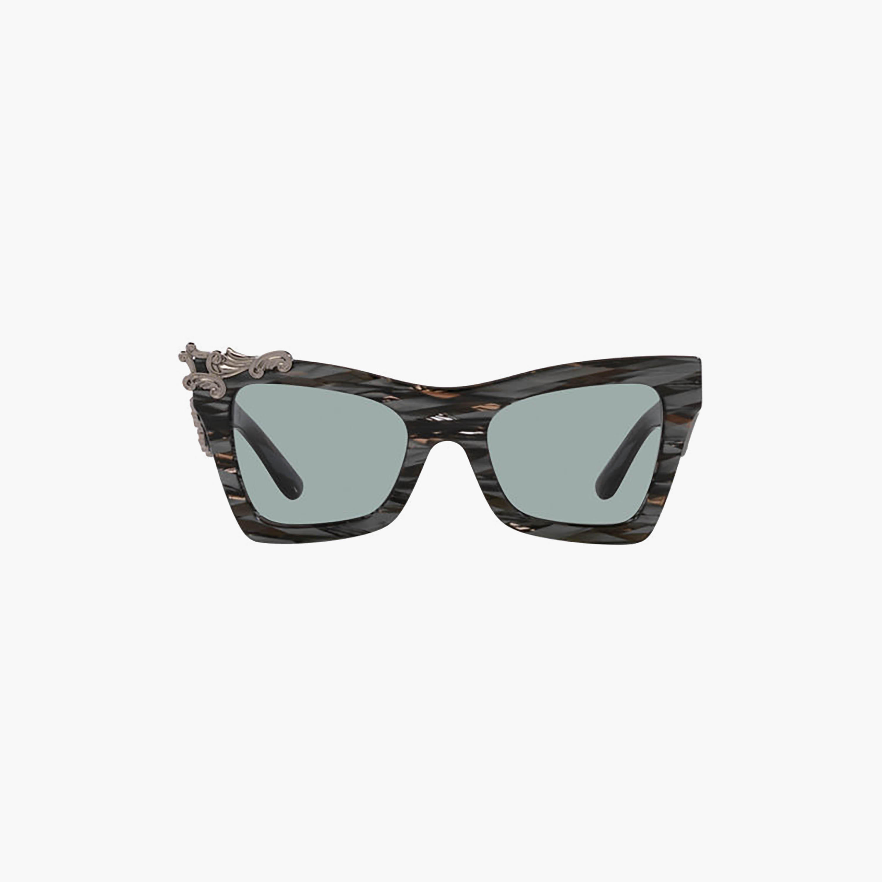 نظارات شمسية رمادية بتصميم عين القطة من دولتشي آند غابانا للنساء | 4434-women-sunglasses-image-2