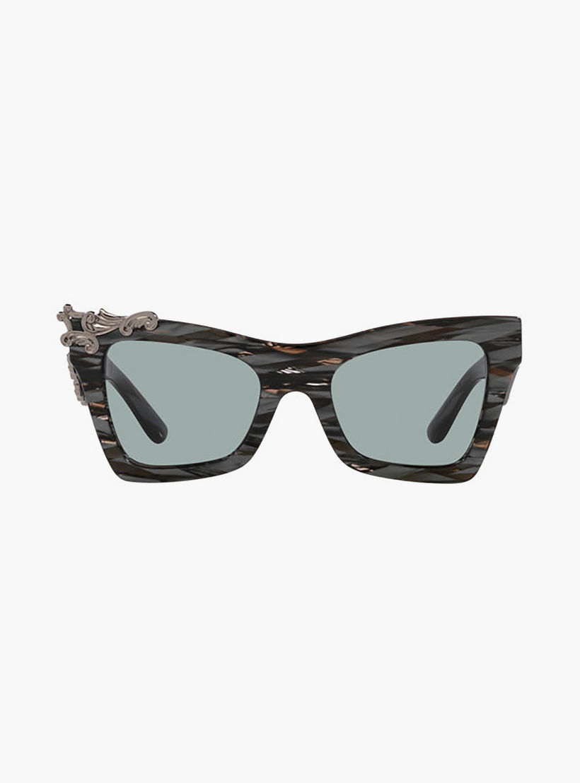 نظارات شمسية رمادية بتصميم عين القطة من دولتشي آند غابانا للنساء | 4434-women-sunglasses-image-2