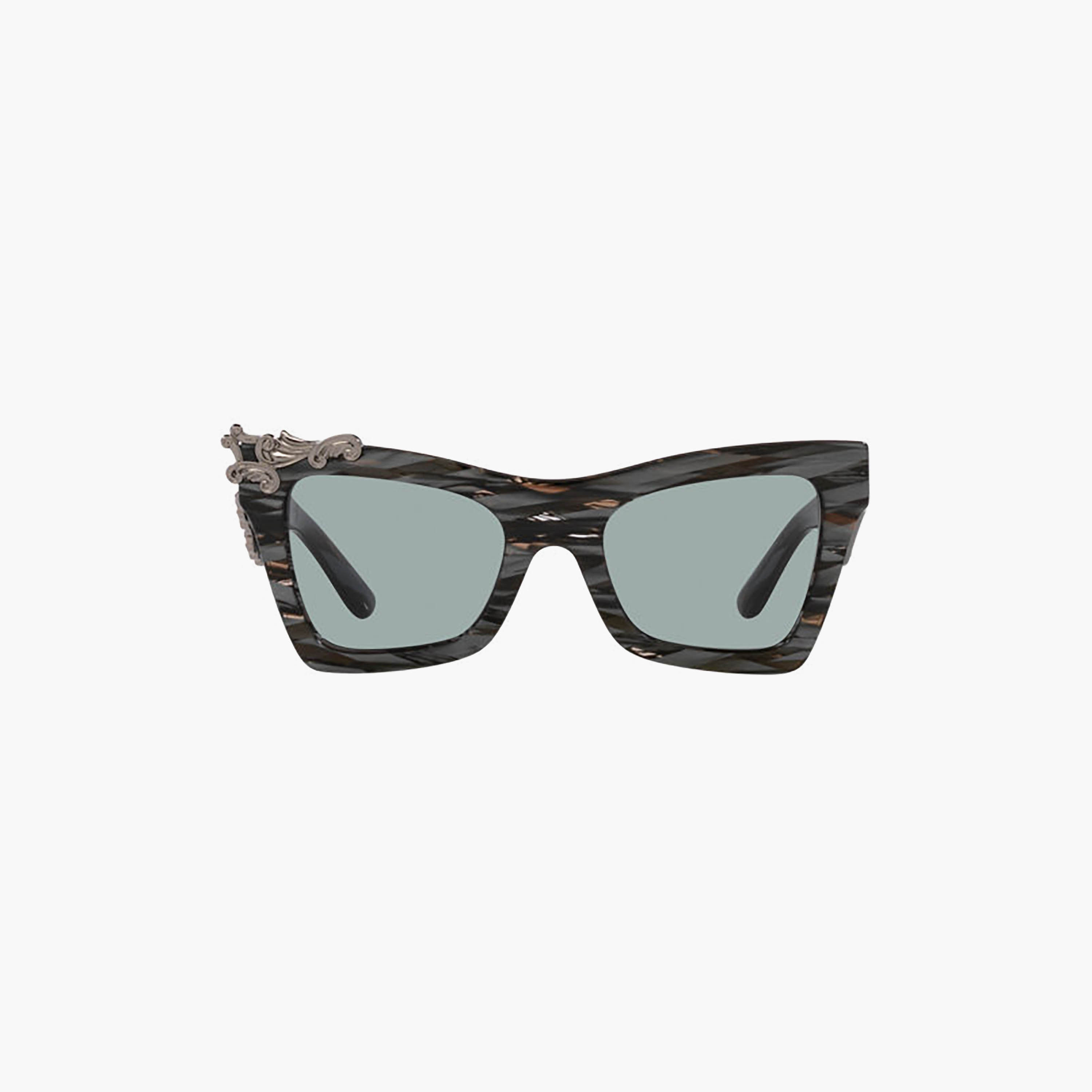 نظارات شمسية رمادية بتصميم عين القطة من دولتشي آند غابانا للنساء | 4434-women-sunglasses-image-2