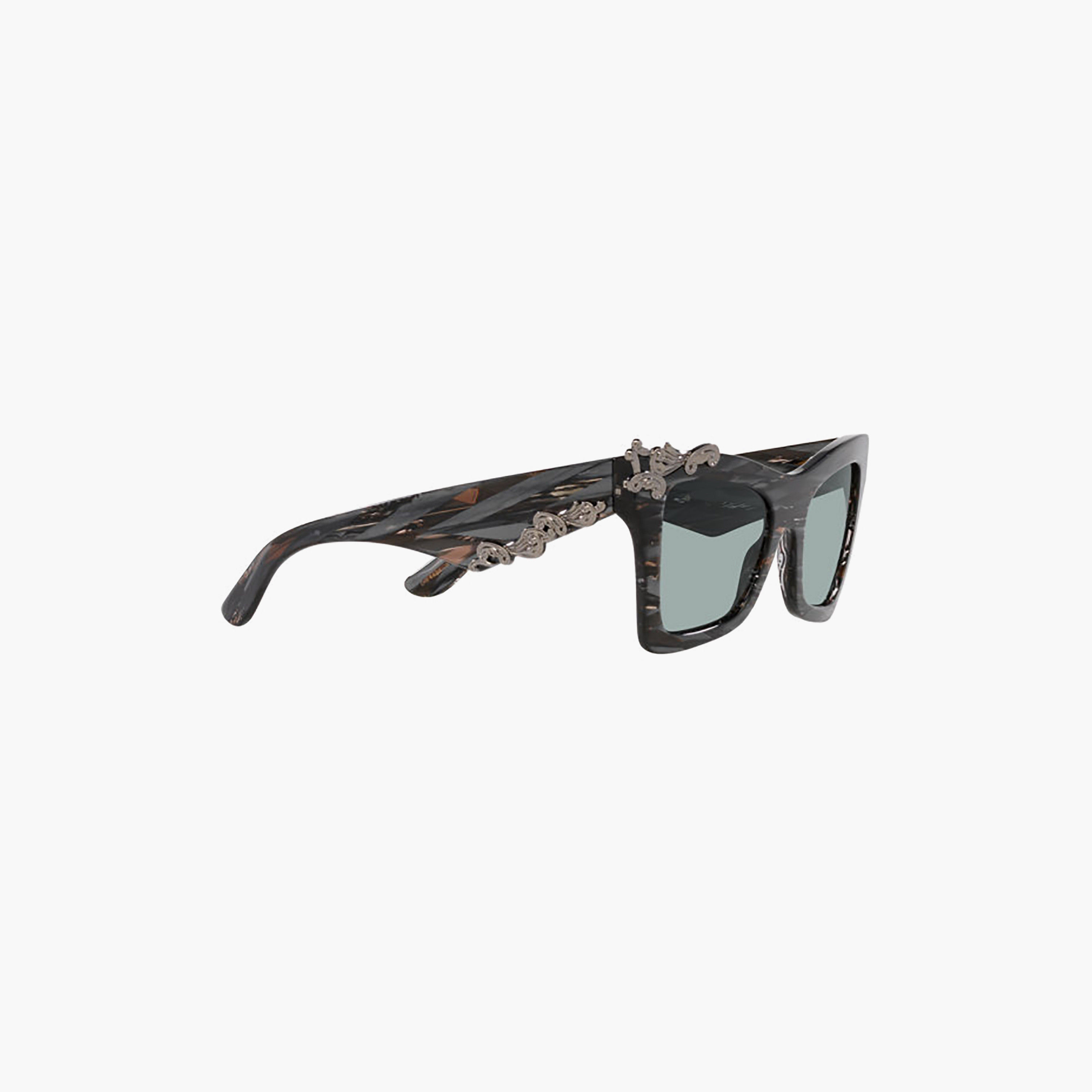 نظارات شمسية رمادية بتصميم عين القطة من دولتشي آند غابانا للنساء | 4434-women-sunglasses-image-3