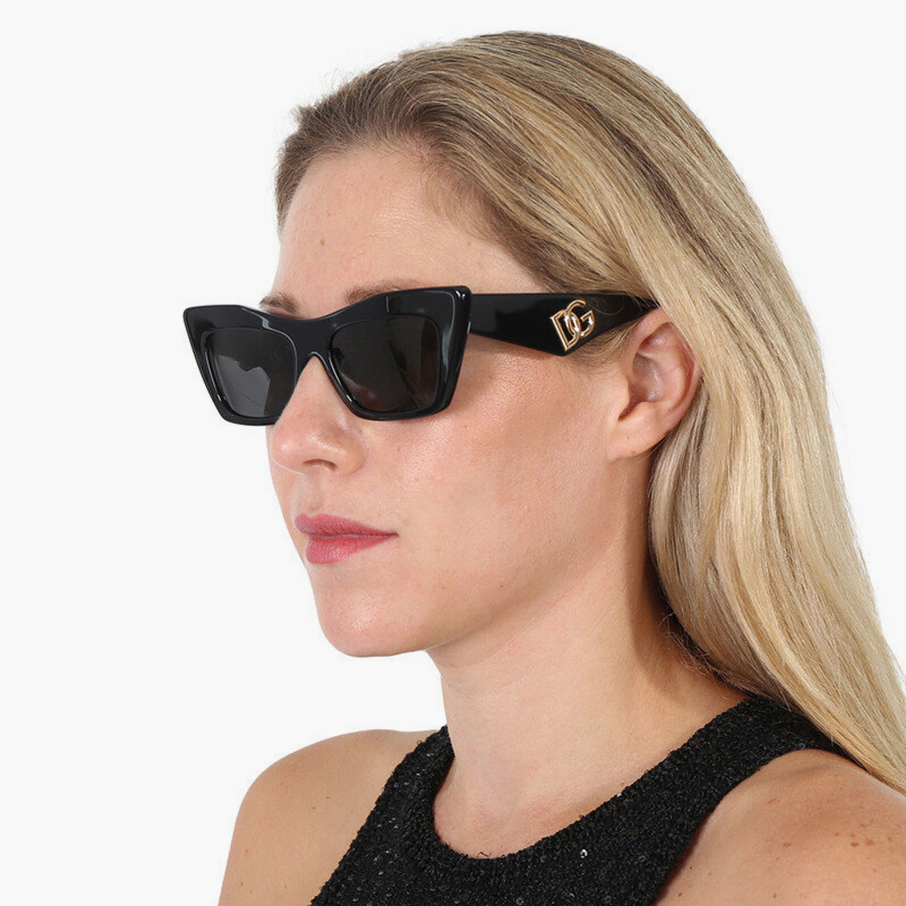 Dolce & Gabbana Women Cat Eye Grey Sunglasses | 4435-women-sunglasses-image-4