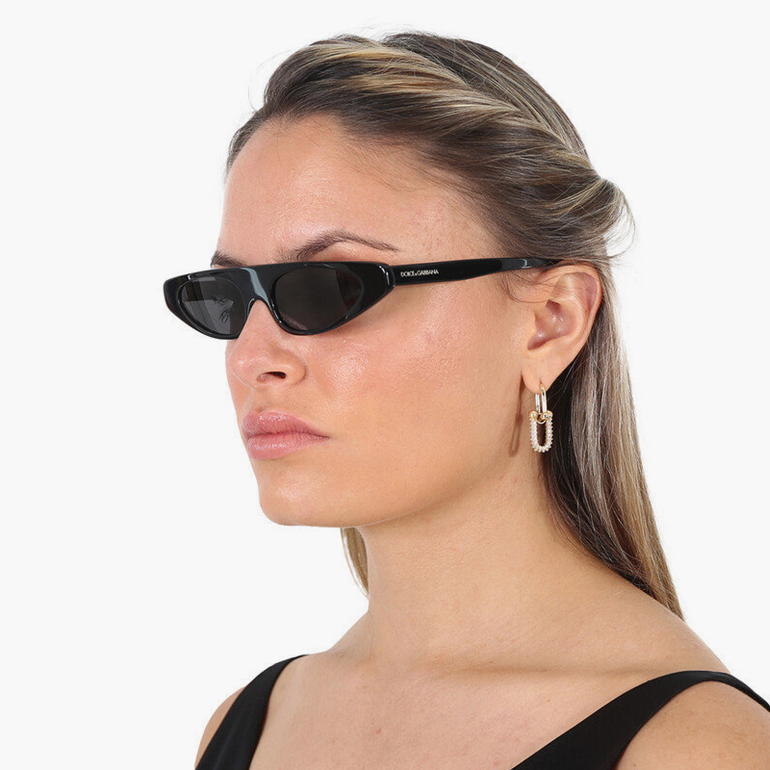 Dolce & Gabbana Women Rectangle Grey Sunglasses | 4442-women-sunglasses-image-5