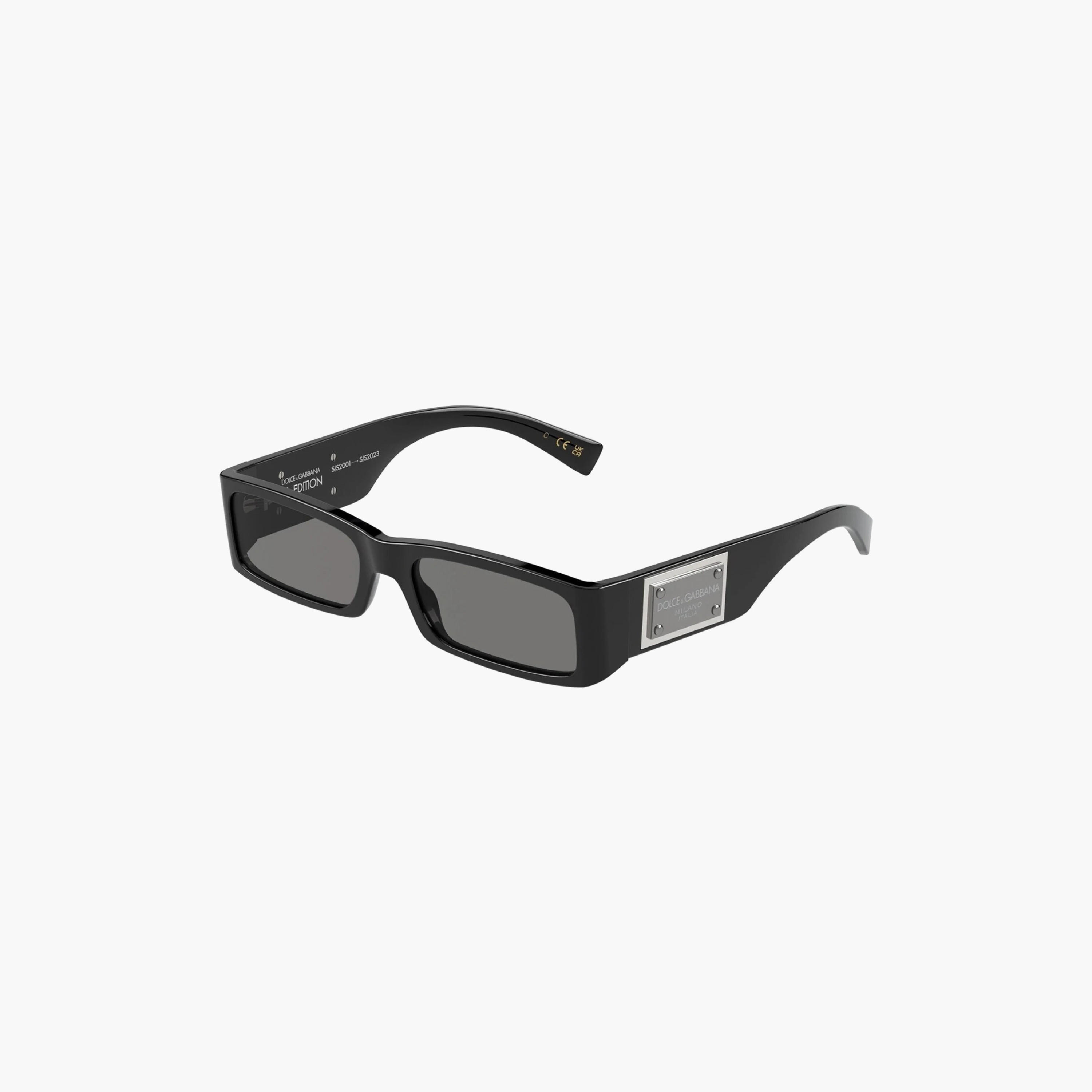 Dolce & Gabbana Unisex Rectangle Grey Sunglasses | 4444-men-sunglasses-image-1