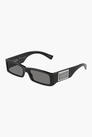 Dolce & Gabbana Unisex Rectangle Grey Sunglasses | 4444-men-sunglasses-image-1