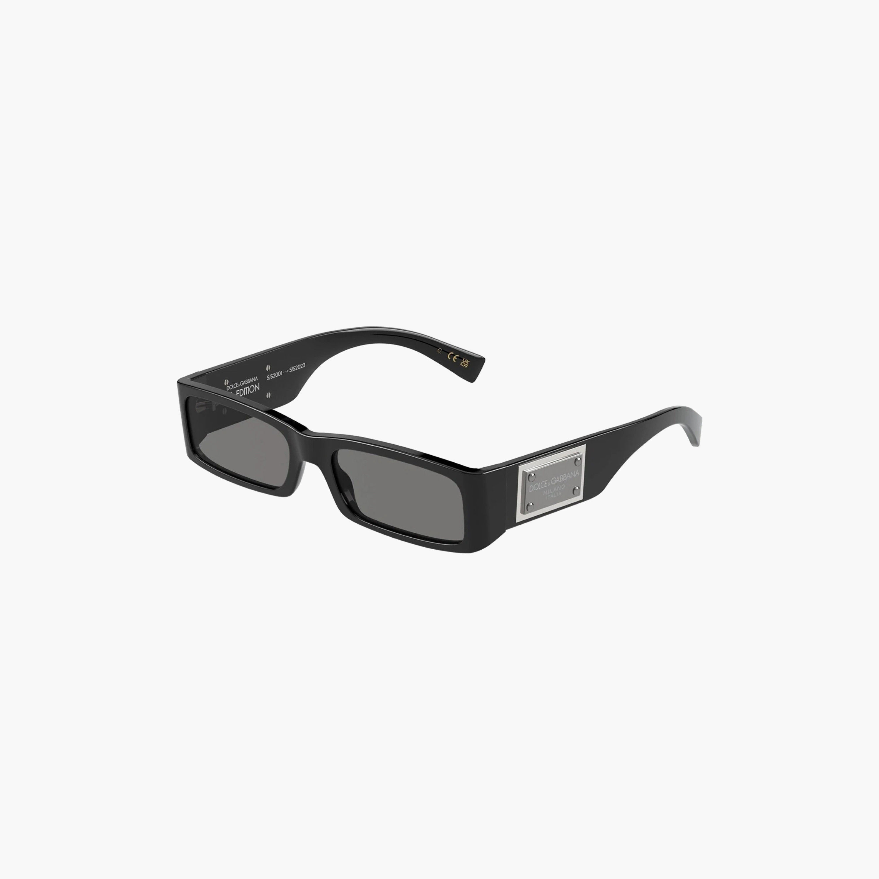 نظارات شمسية مستطيلة رمادية للجنسين من دولتشي آند غابانا | 4444-men-sunglasses-image-1