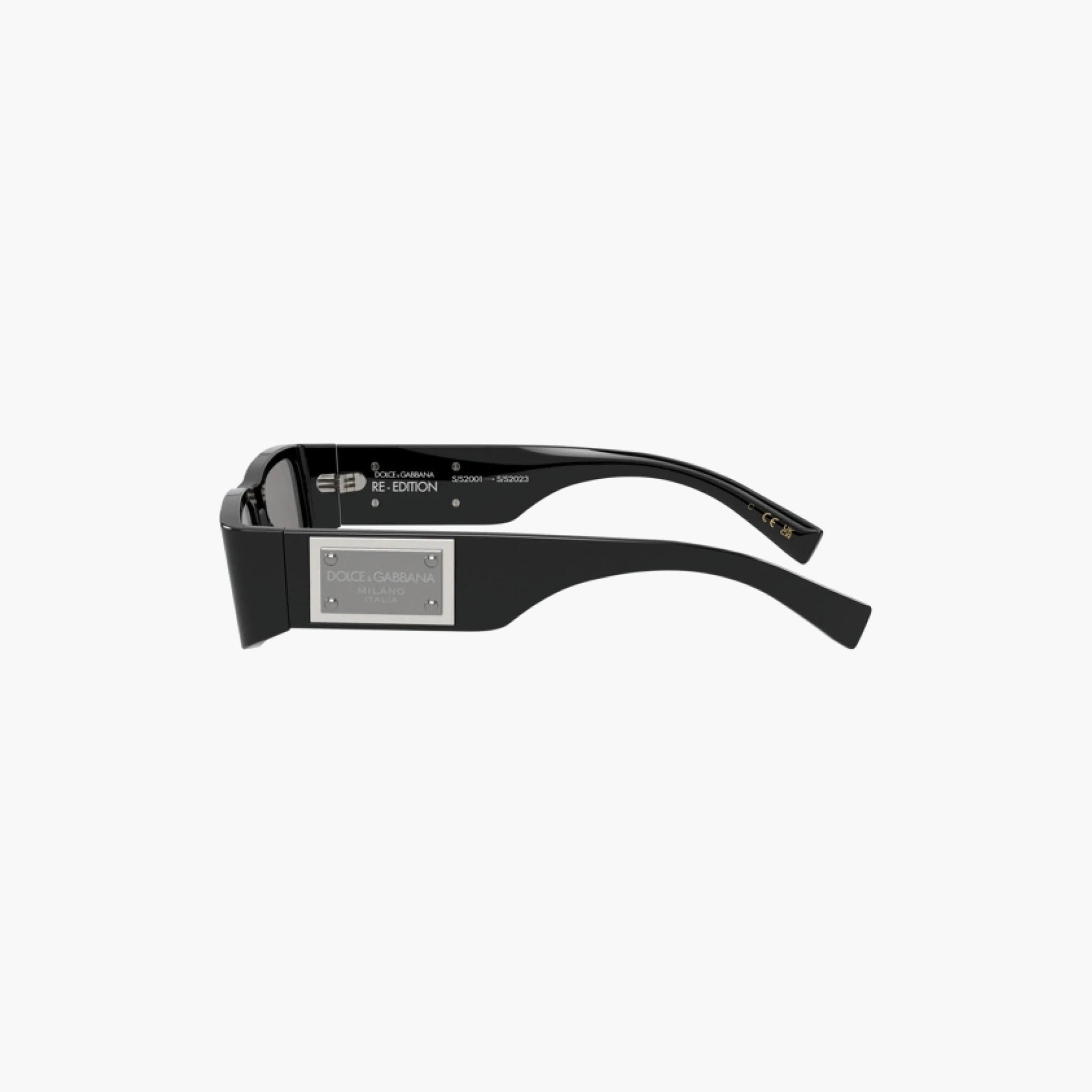 Dolce & Gabbana Unisex Rectangle Grey Sunglasses | 4444-men-sunglasses-image-2