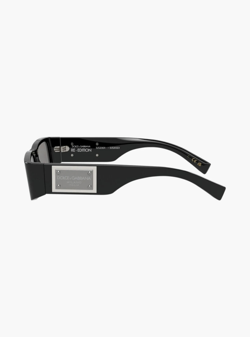 Dolce & Gabbana Unisex Rectangle Grey Sunglasses | 4444-men-sunglasses-image-3