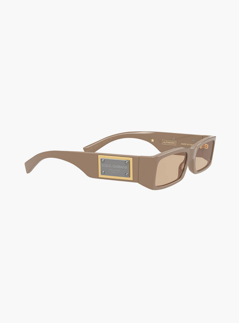 نظارات شمسية مستطيلة بنية اللون للرجال من دولتشي آند غابانا | 4444-men-sunglasses-image-2