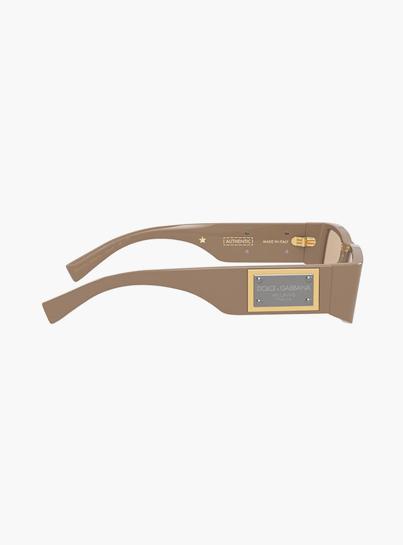 نظارات شمسية مستطيلة بنية اللون للرجال من دولتشي آند غابانا | 4444-men-sunglasses-image-3