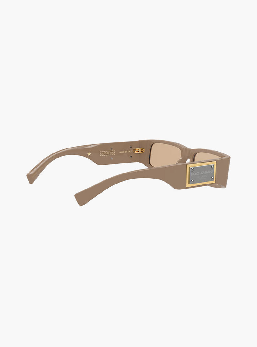 نظارات شمسية مستطيلة بنية اللون للرجال من دولتشي آند غابانا | 4444-men-sunglasses-image-4