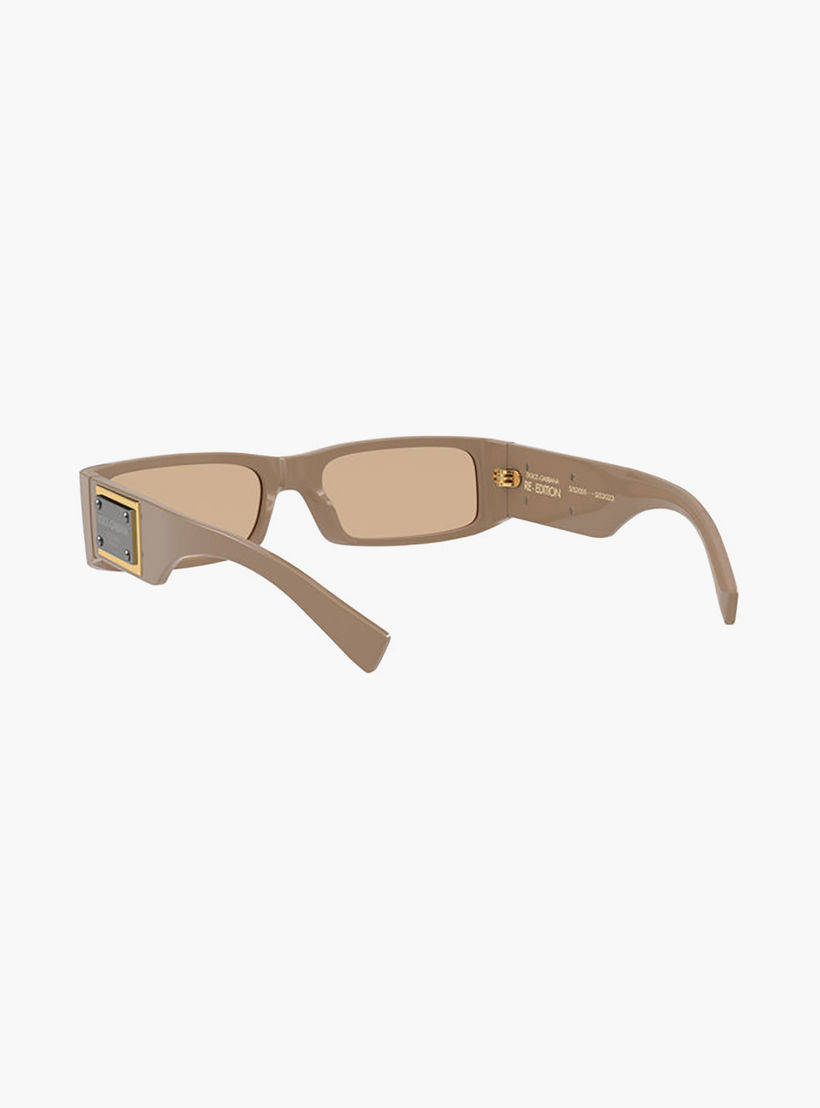 نظارات شمسية مستطيلة بنية اللون للرجال من دولتشي آند غابانا | 4444-men-sunglasses-image-7