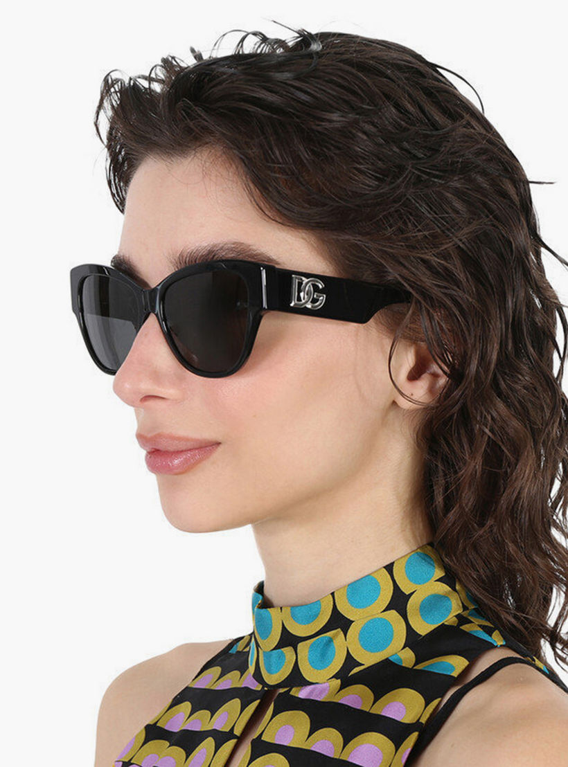 نظارات شمسية رمادية بتصميم عين القطة من دولتشي آند غابانا للنساء | 4449-women-sunglasses-image-5