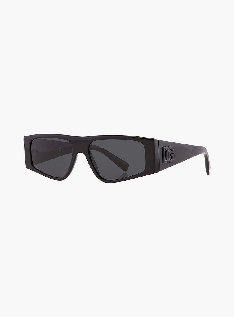 Dolce & Gabbana Unisex Rectangle Grey Sunglasses | 4453-men-sunglasses-image-2