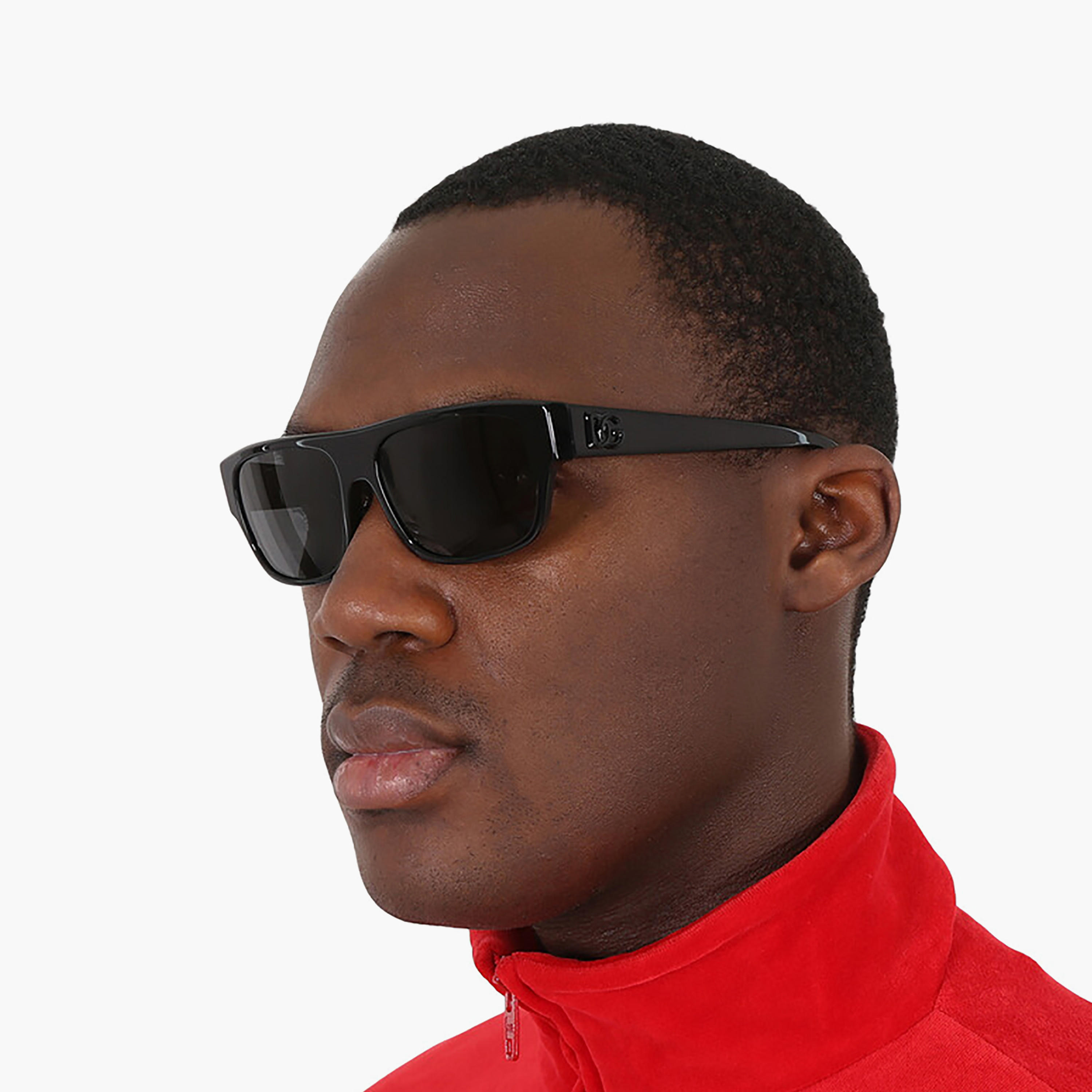 Dolce & Gabbana Men Rectangle Grey Sunglasses | 4455-men-sunglasses-image-5
