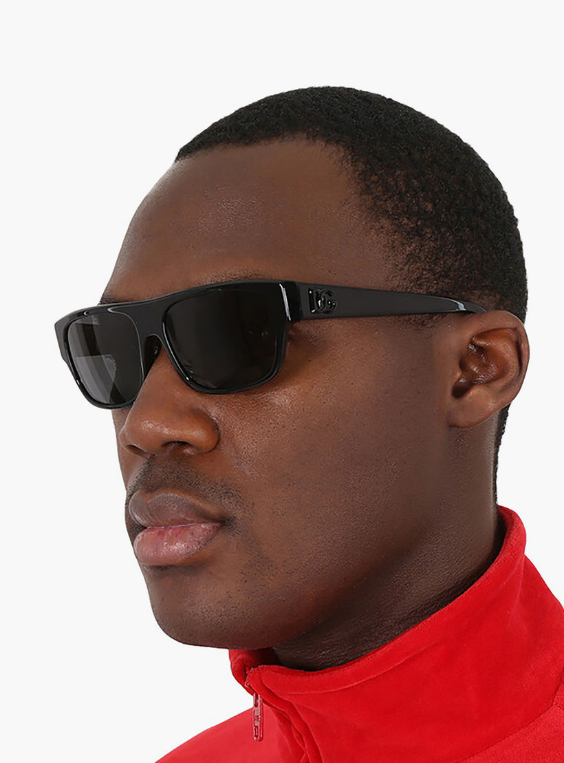 Dolce & Gabbana Men Rectangle Grey Sunglasses | 4455-men-sunglasses-image-5