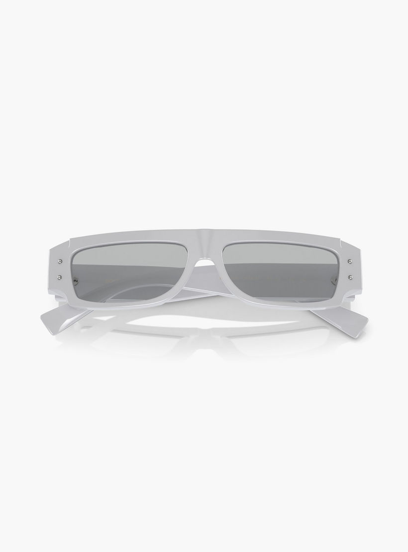 Dolce & Gabbana Men Rectangle Grey Sunglasses | 4458-men-sunglasses-image-4