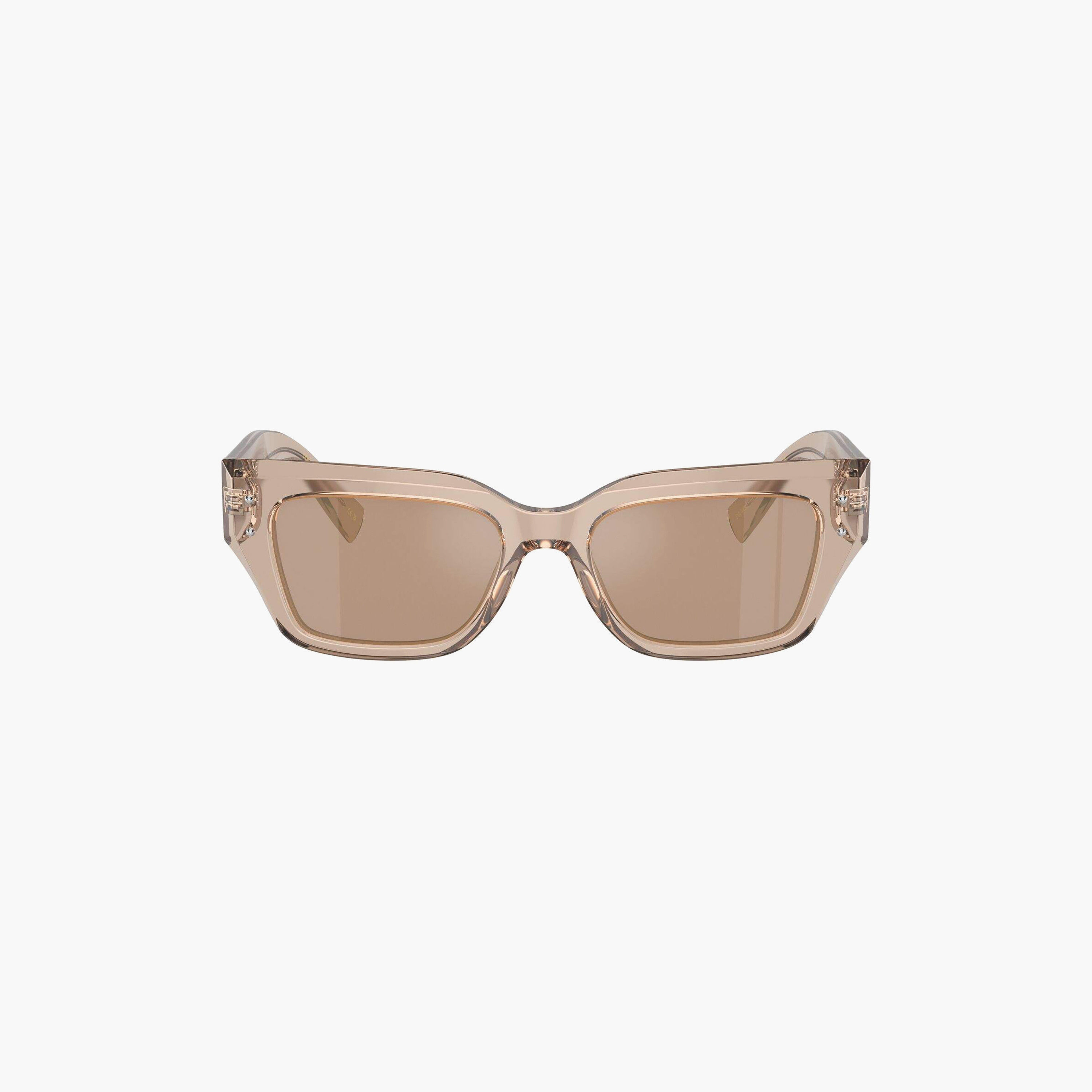 نظارات شمسية نسائية مستطيلة بنية اللون من دولتشي آند غابانا | 4462-women-sunglasses-image-1