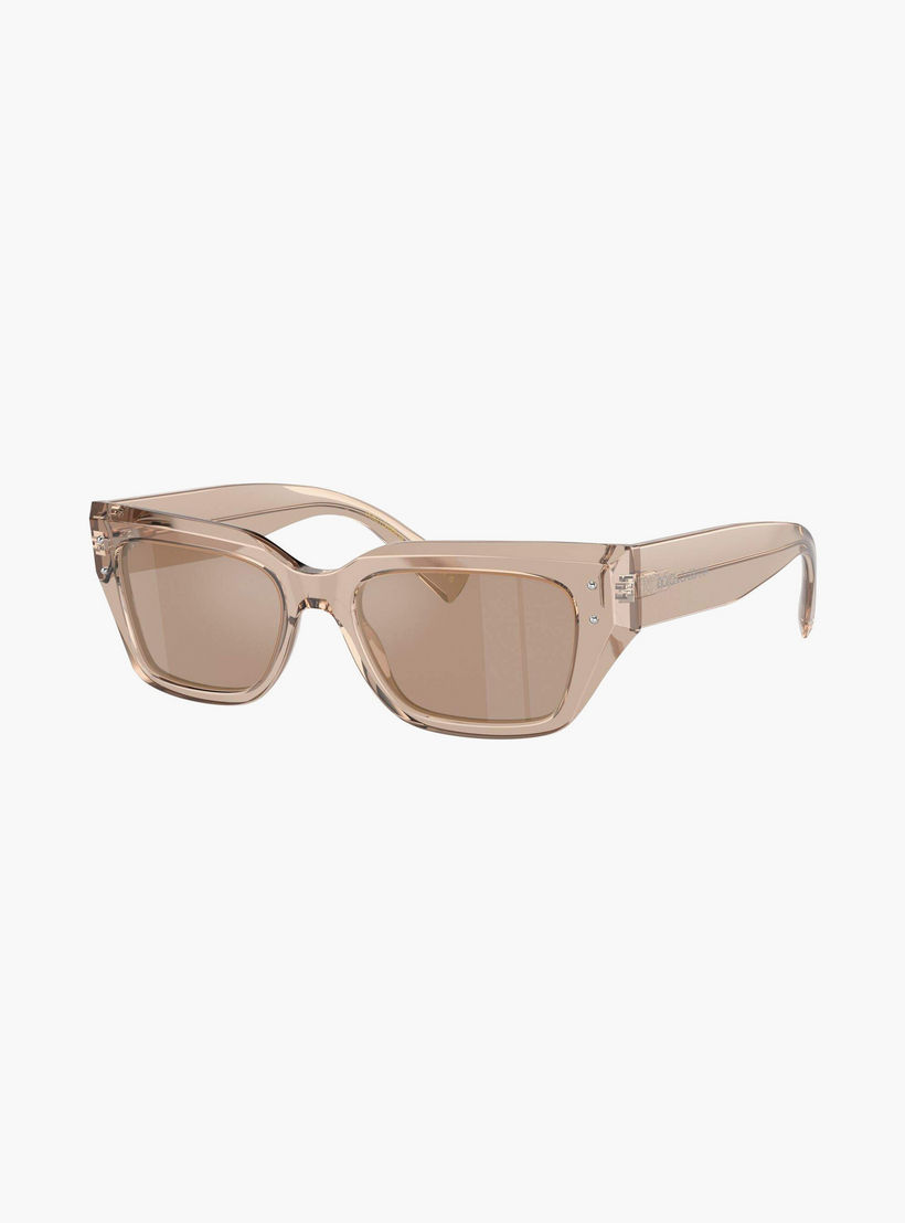 نظارات شمسية نسائية مستطيلة بنية اللون من دولتشي آند غابانا | 4462-women-sunglasses-image-3