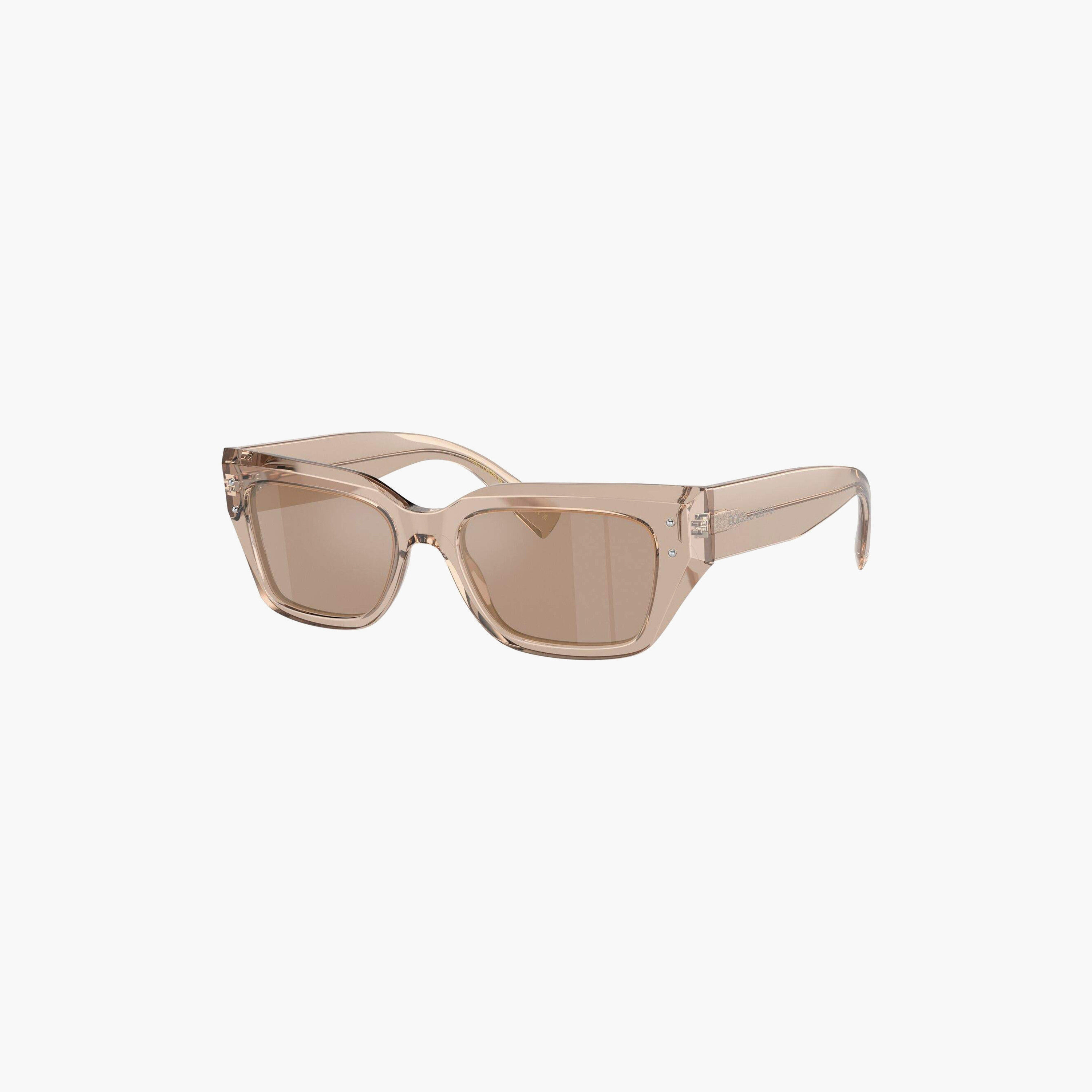 نظارات شمسية نسائية مستطيلة بنية اللون من دولتشي آند غابانا | 4462-women-sunglasses-image-3