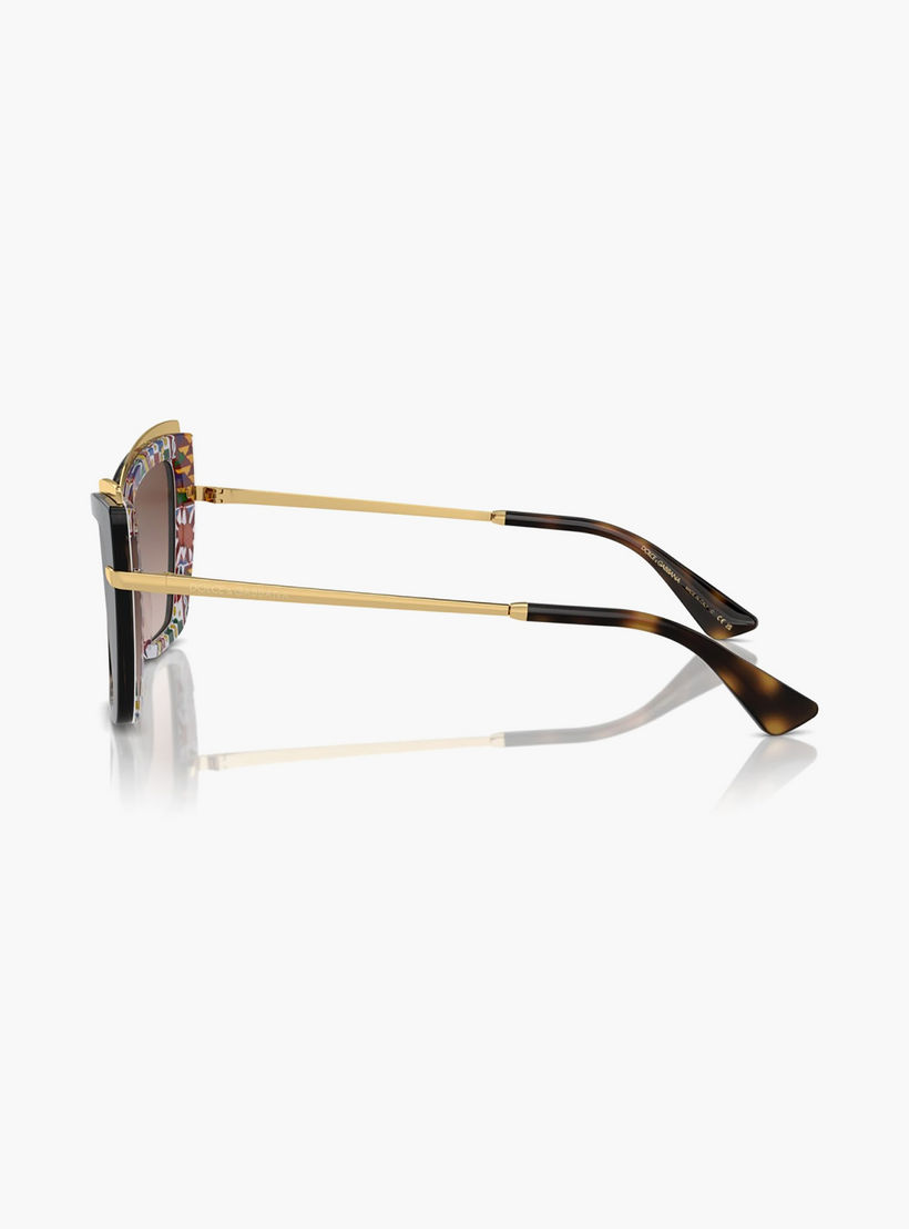 نظارات شمسية بنية اللون بتصميم عين القطة من دولتشي آند غابانا للنساء | 4472-women-sunglasses-image-2