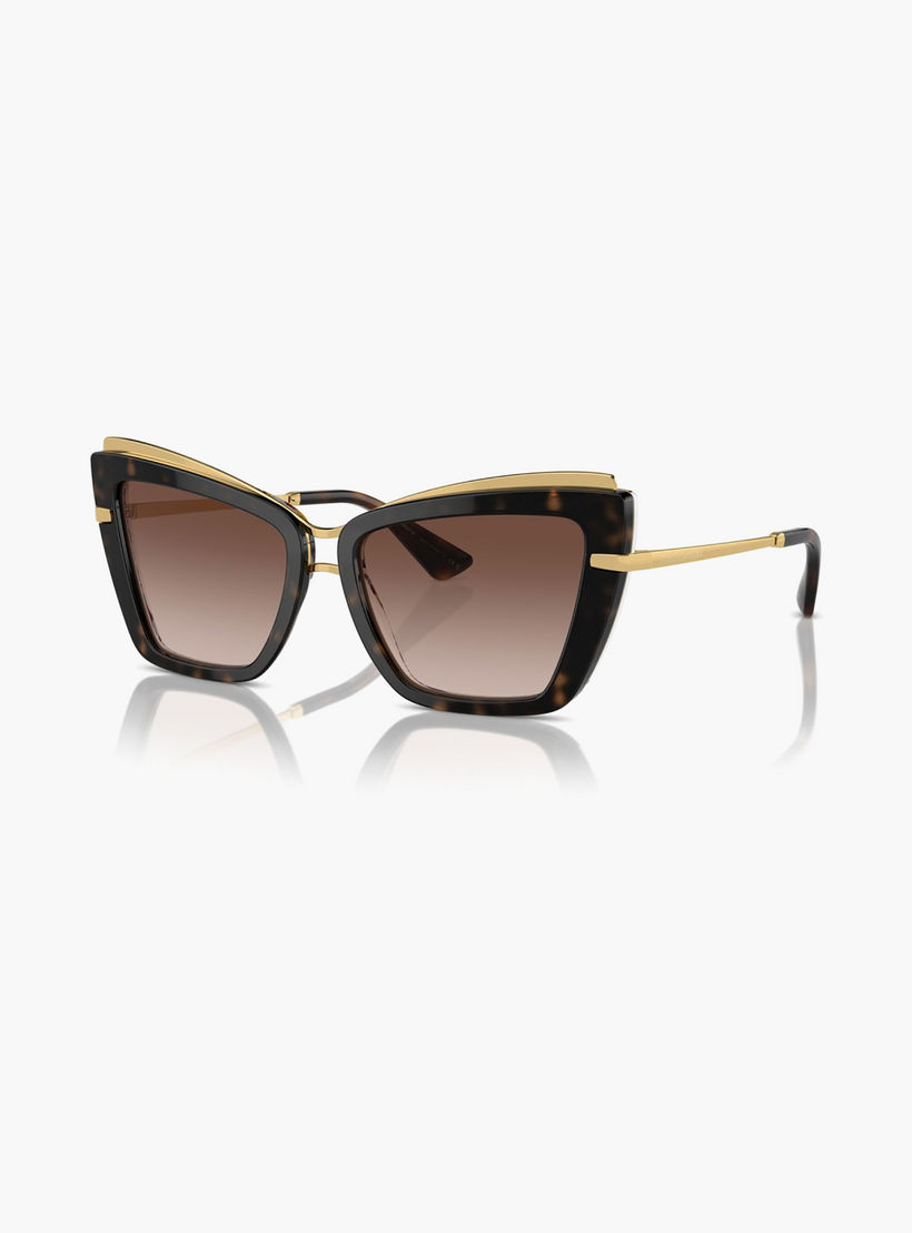نظارات شمسية بنية اللون بتصميم عين القطة من دولتشي آند غابانا للنساء | 4472-women-sunglasses-image-3