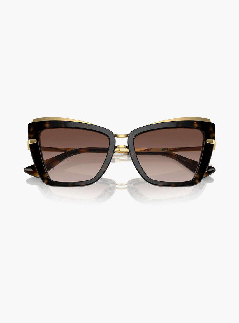 نظارات شمسية بنية اللون بتصميم عين القطة من دولتشي آند غابانا للنساء | 4472-women-sunglasses-image-4