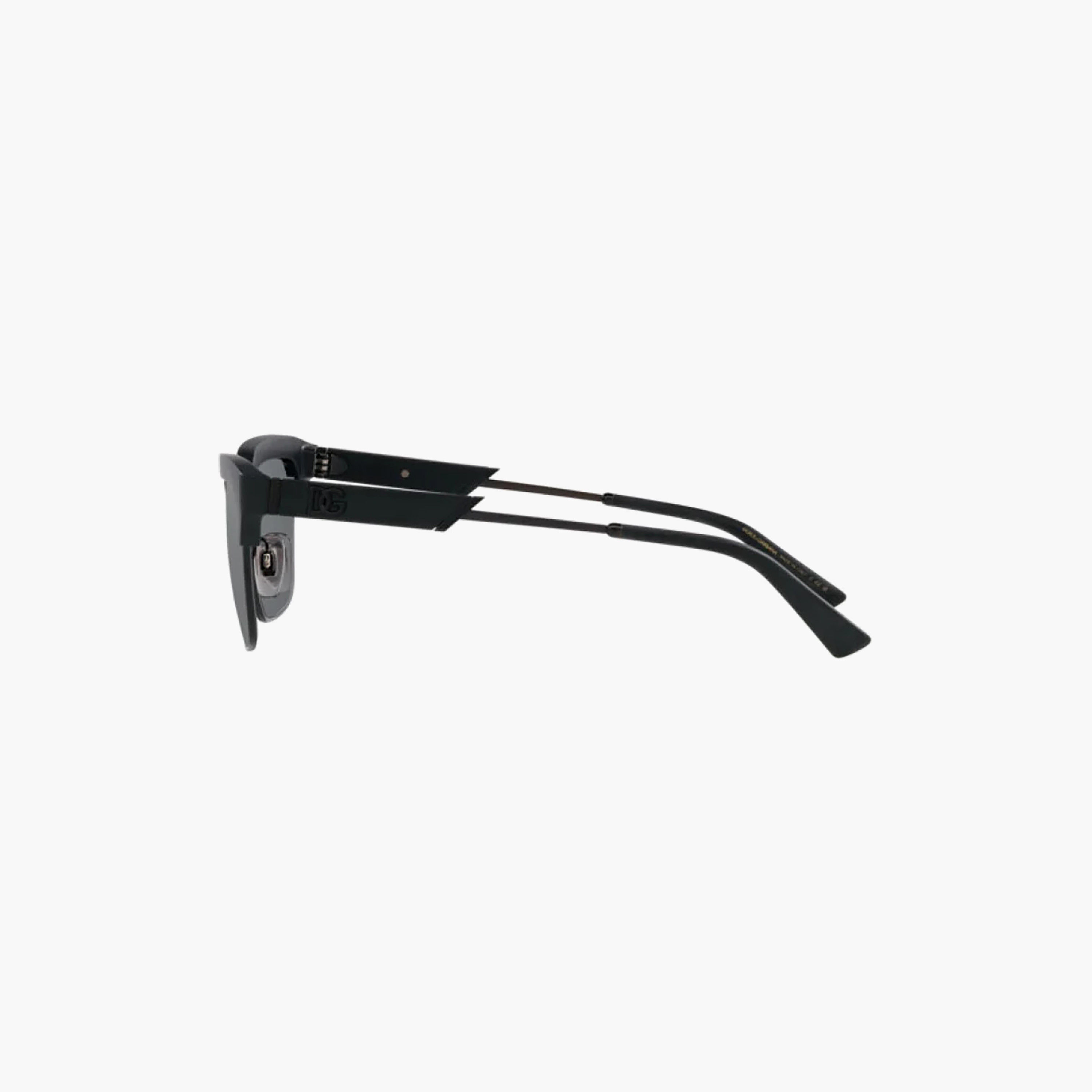 Dolce & Gabbana Men Clubmaster Grey Sunglasses | 6185-men-sunglasses-image-2