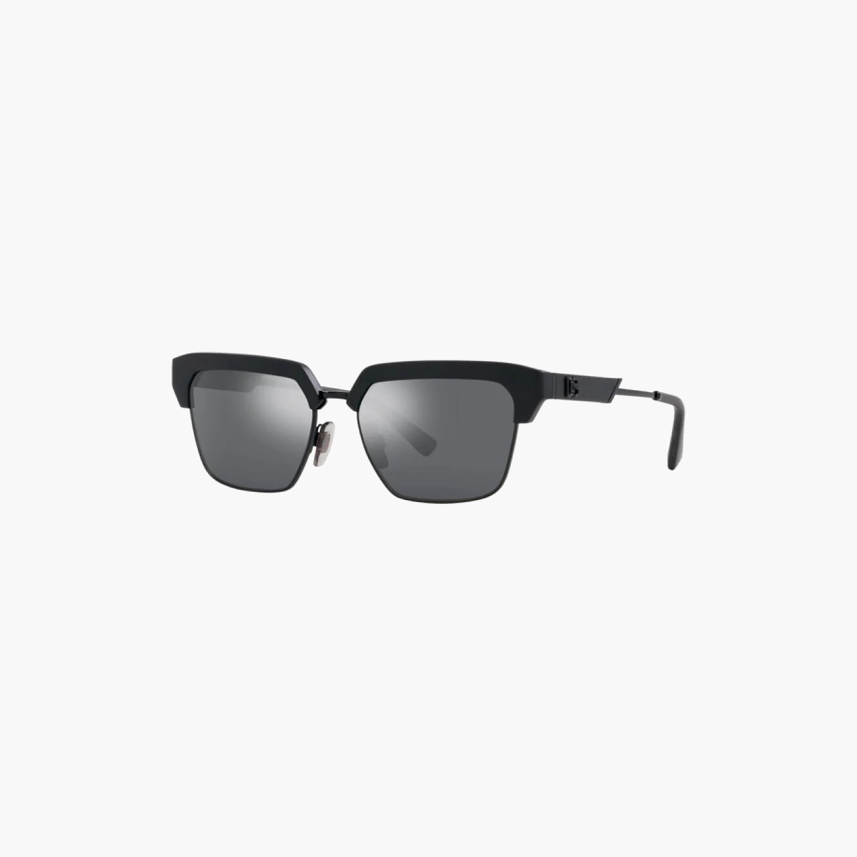 Dolce & Gabbana Men Clubmaster Grey Sunglasses | 6185-men-sunglasses-image-3