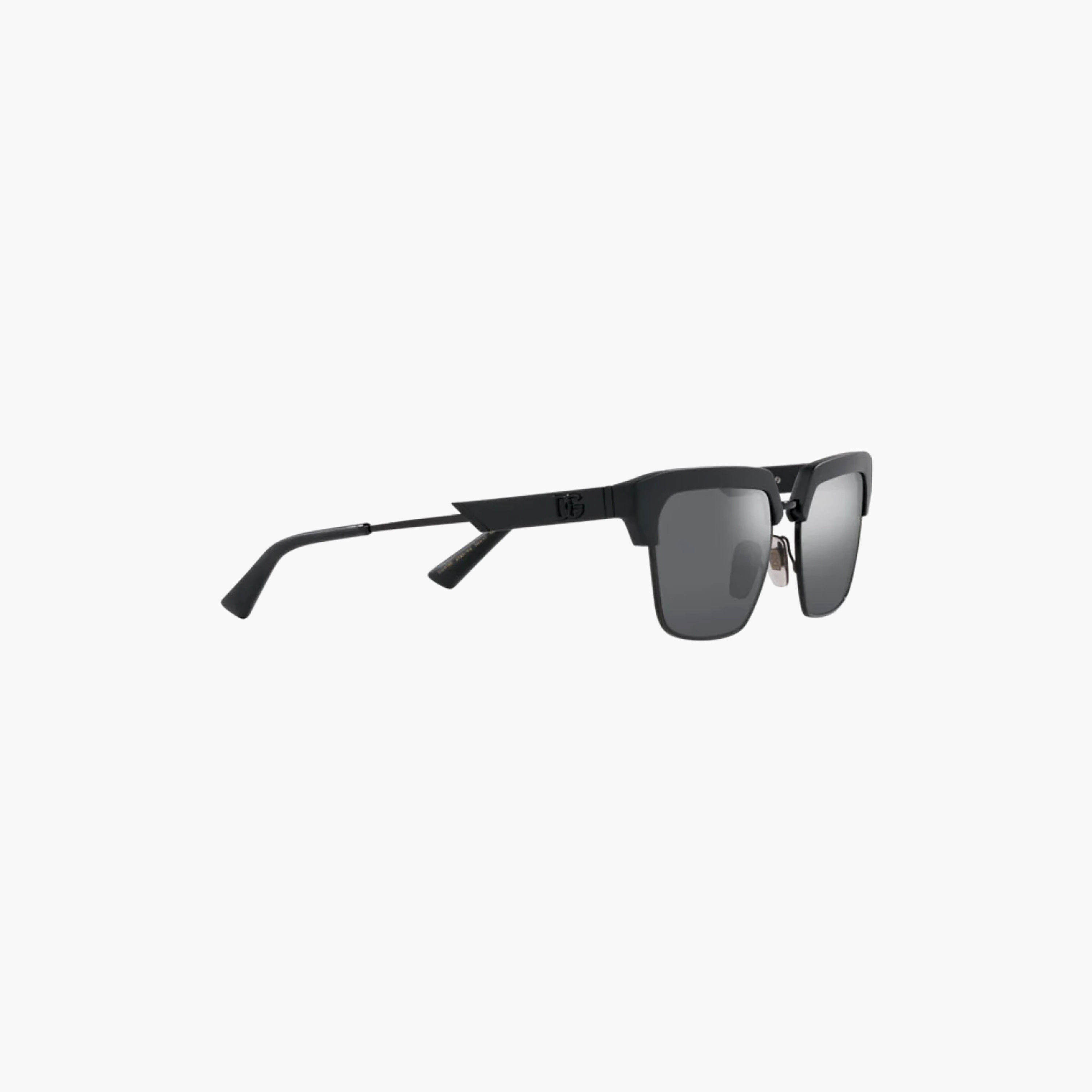 Dolce & Gabbana Men Clubmaster Grey Sunglasses | 6185-men-sunglasses-image-6