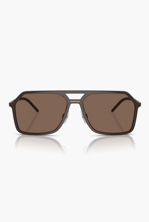 نظارات شمسية رجالية من دولتشي آند غابانا، طراز نافيغيتور، لون بني | 6196-men-sunglasses-image-1