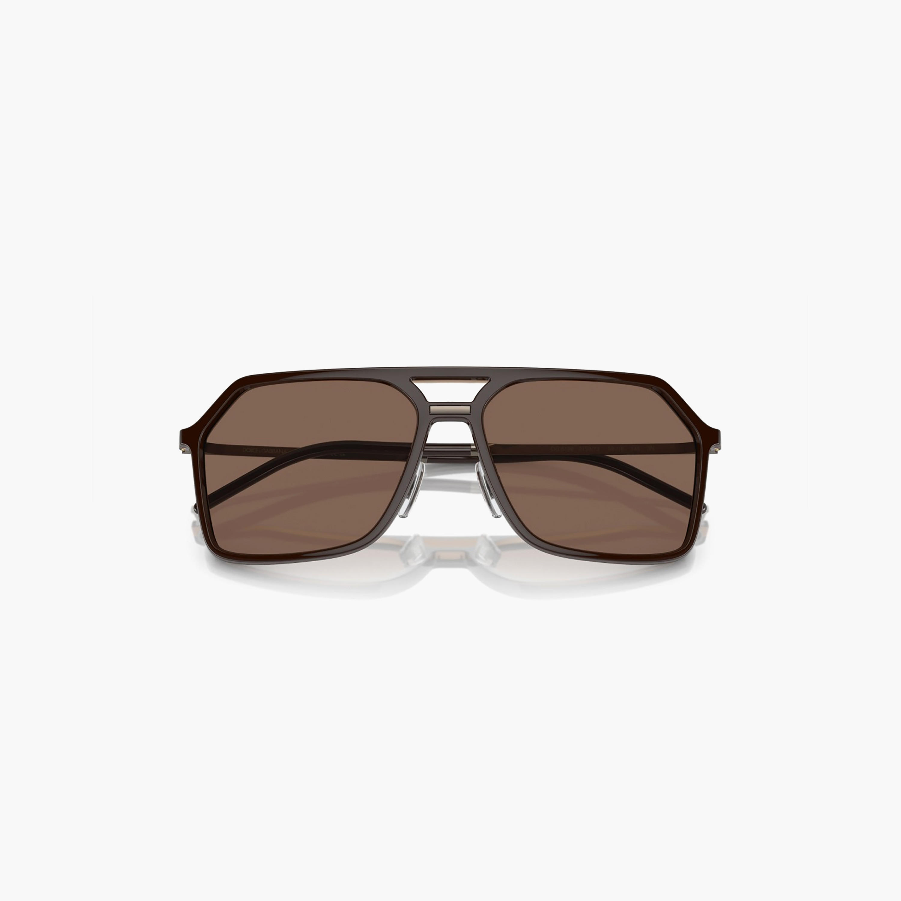 نظارات شمسية رجالية من دولتشي آند غابانا، طراز نافيغيتور، لون بني | 6196-men-sunglasses-image-4