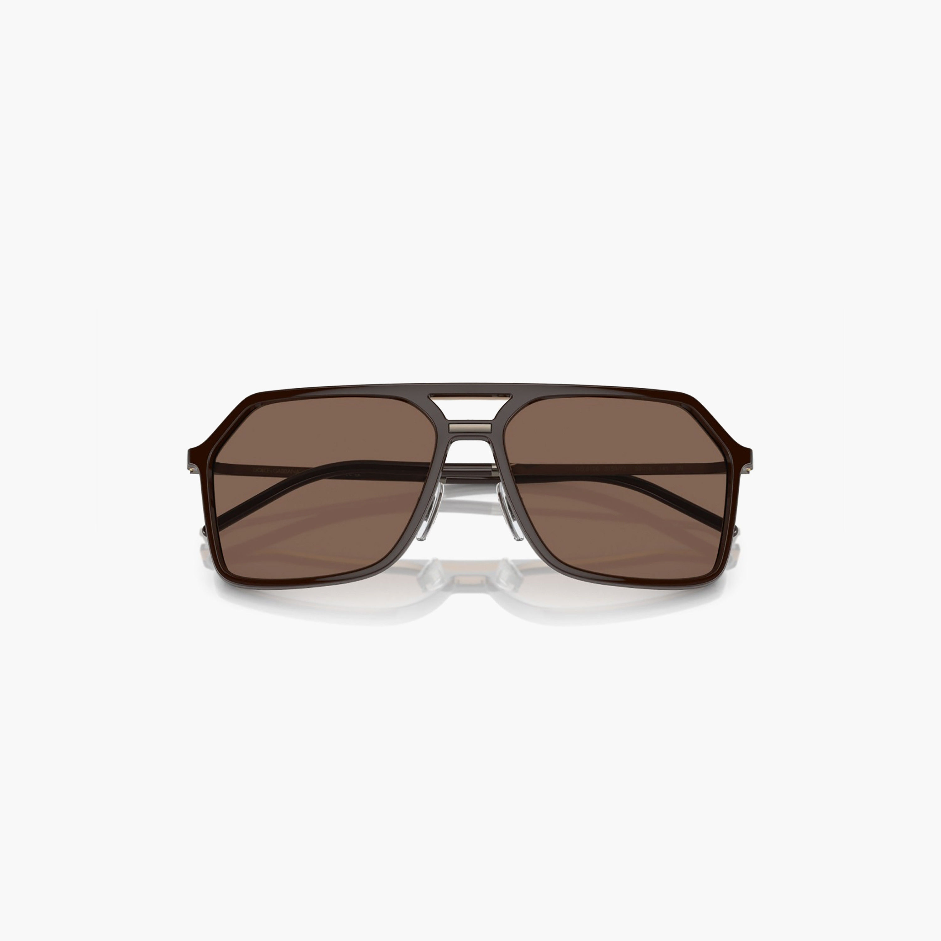 نظارات شمسية رجالية من دولتشي آند غابانا، طراز نافيغيتور، لون بني | 6196-men-sunglasses-image-4