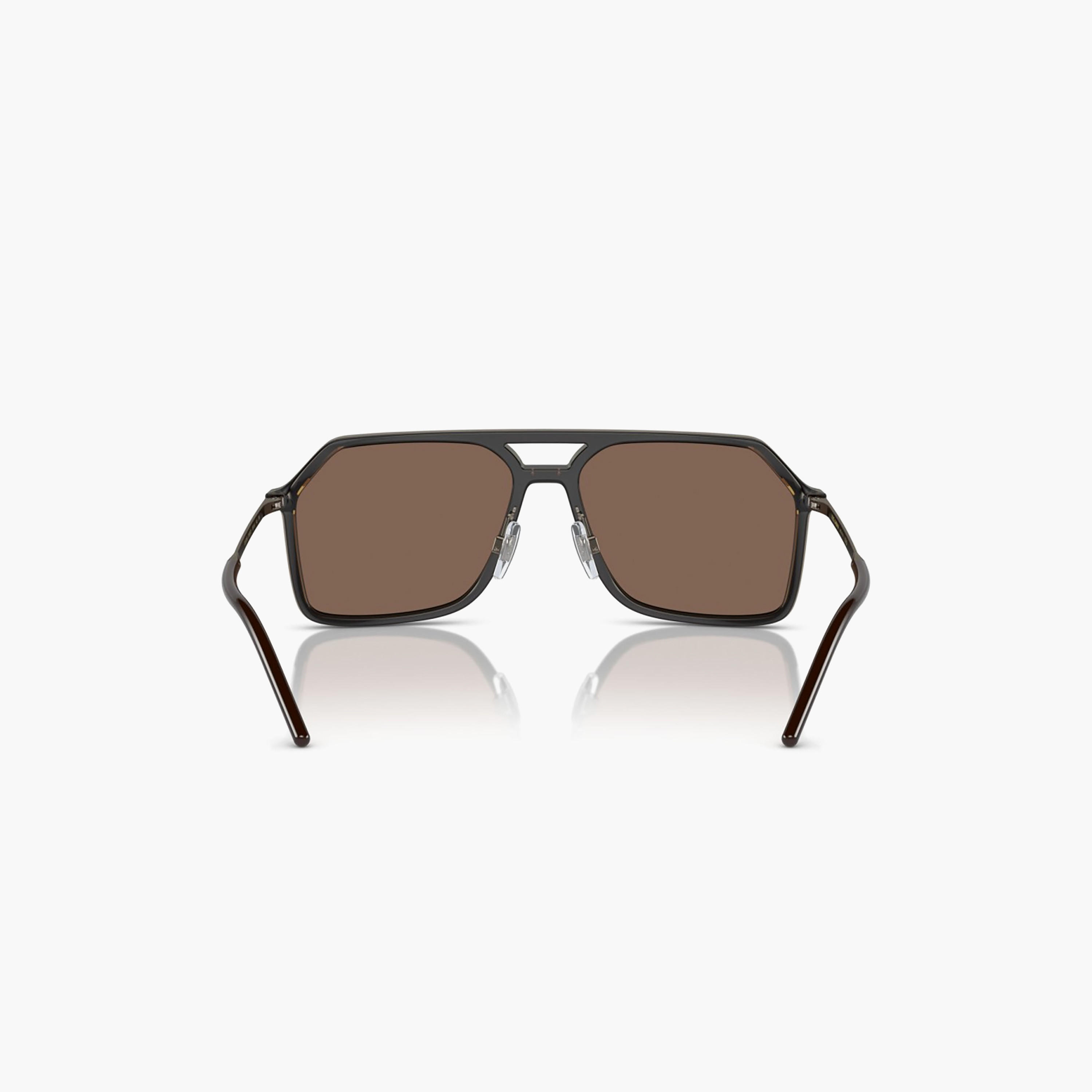 نظارات شمسية رجالية من دولتشي آند غابانا، طراز نافيغيتور، لون بني | 6196-men-sunglasses-image-5
