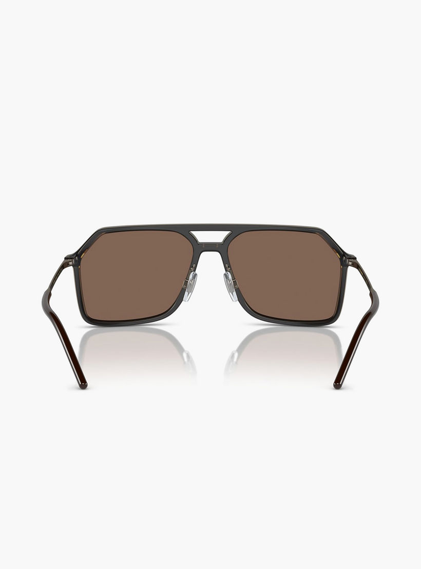نظارات شمسية رجالية من دولتشي آند غابانا، طراز نافيغيتور، لون بني | 6196-men-sunglasses-image-5
