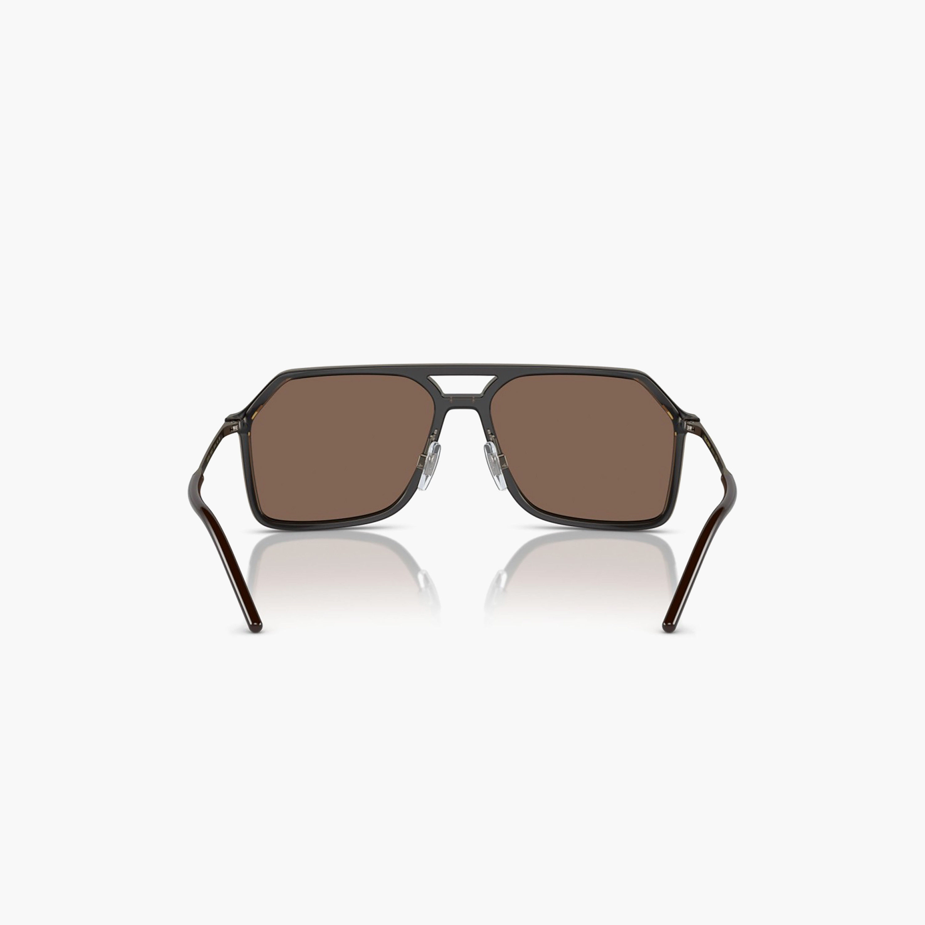 نظارات شمسية رجالية من دولتشي آند غابانا، طراز نافيغيتور، لون بني | 6196-men-sunglasses-image-5
