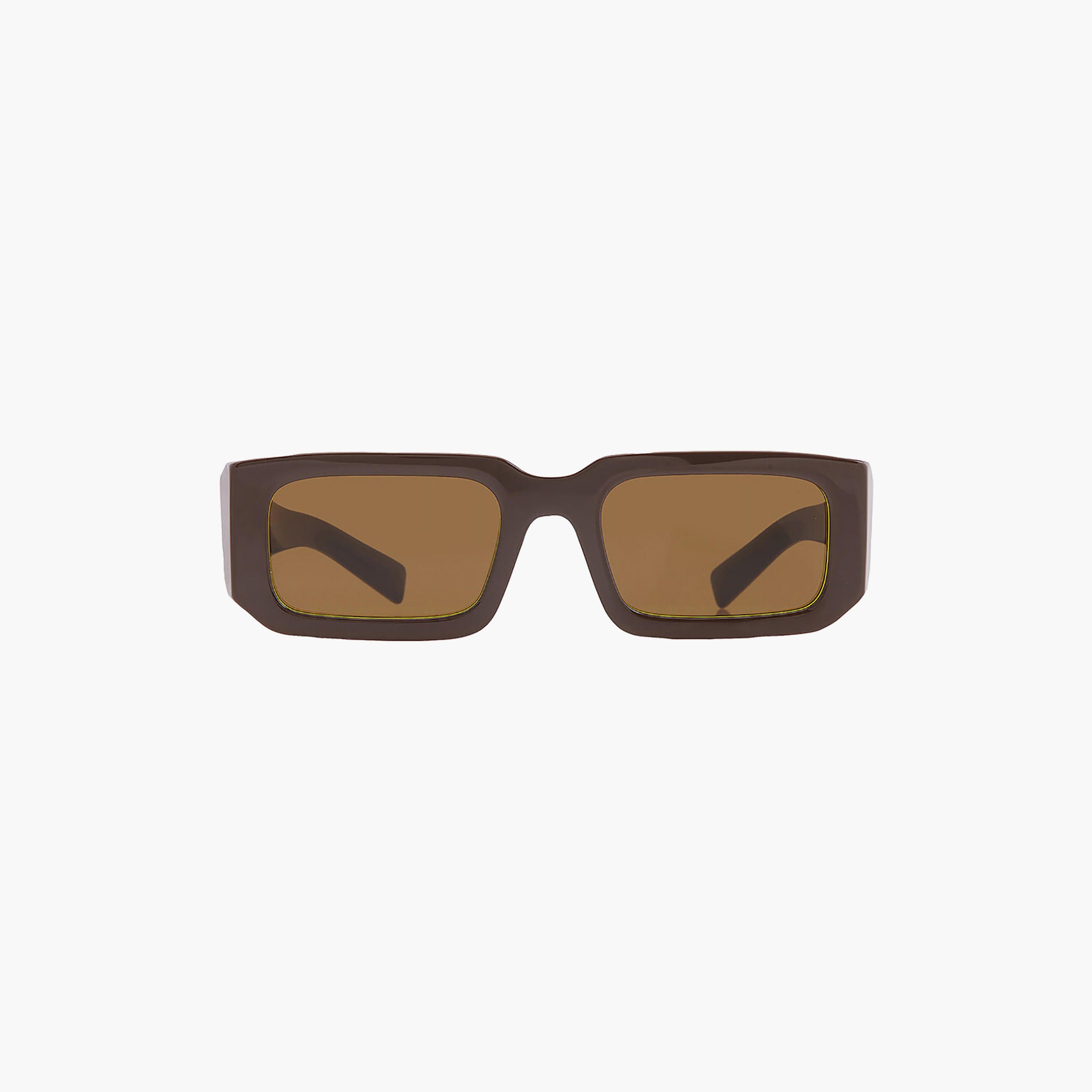 نظارات شمسية برادا رجالية مستطيلة بنية اللون | 06YS-men-sunglasses-image-1