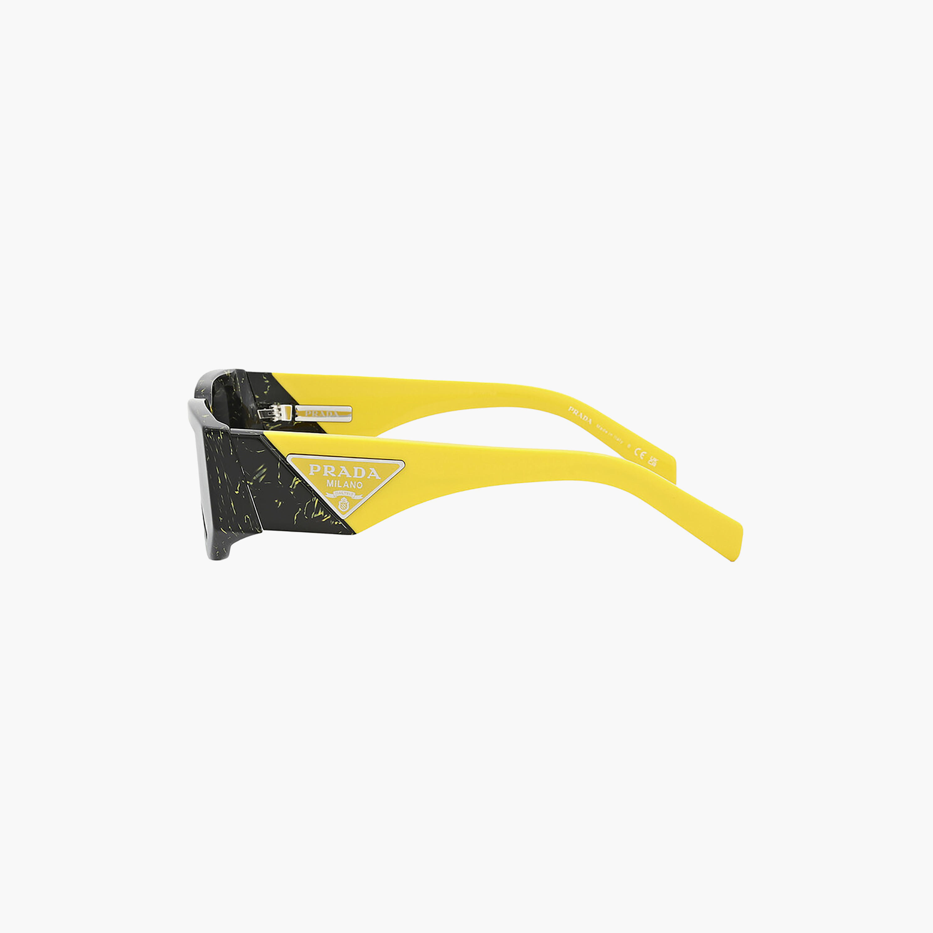 نظارات شمسية رمادية مستطيلة الشكل للرجال من برادا | 09ZS-men-sunglasses-image-2