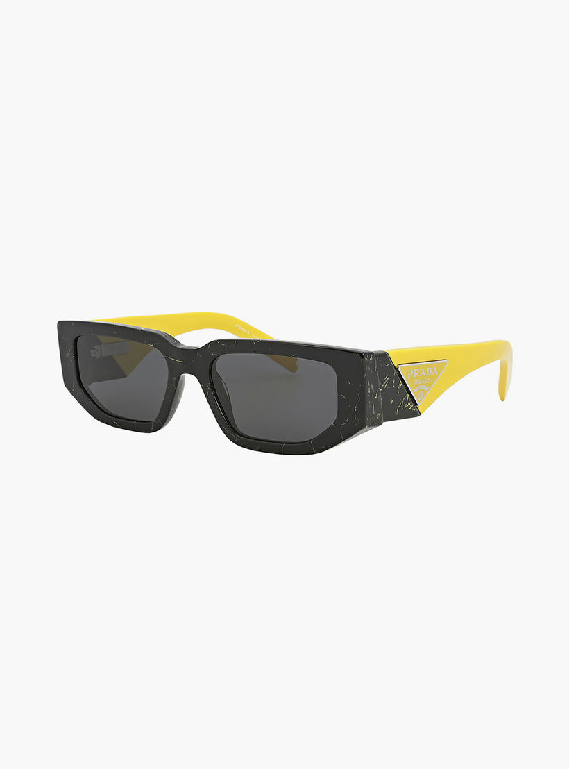 Prada Men Rectangle Grey Sunglasses | 09ZS-men-sunglasses-image-3