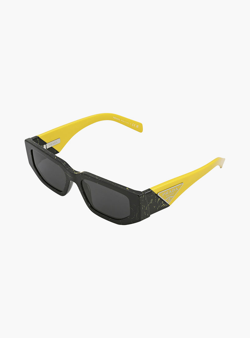 Prada Men Rectangle Grey Sunglasses | 09ZS-men-sunglasses-image-4