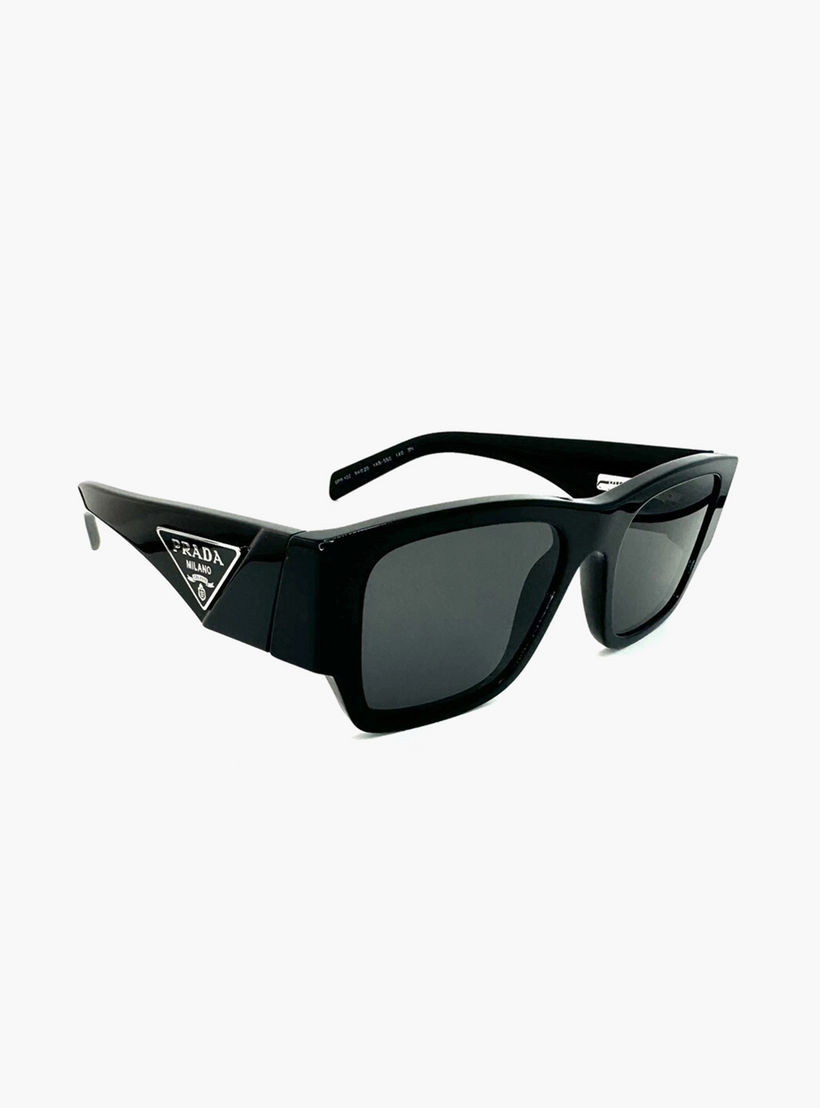 Prada Men Rectangle Grey Sunglasses | 10ZS-men-sunglasses-image-3