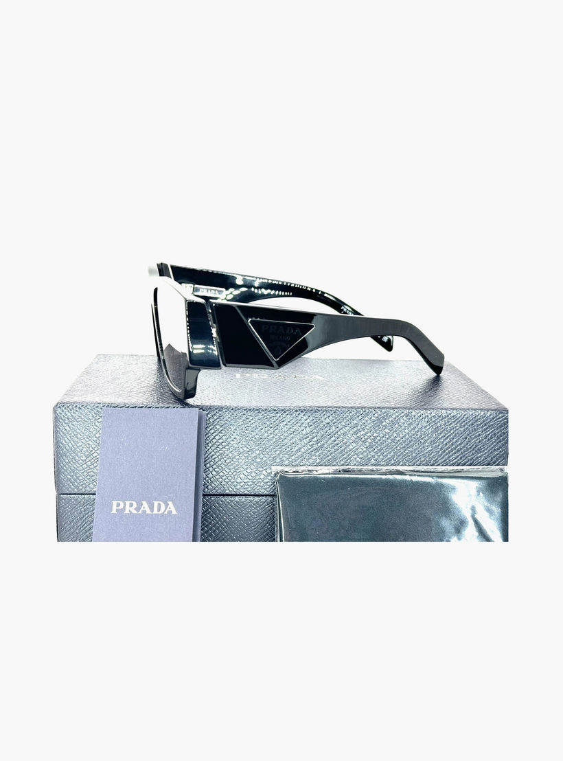 Prada Men Rectangle Grey Sunglasses | 10ZS-men-sunglasses-image-5