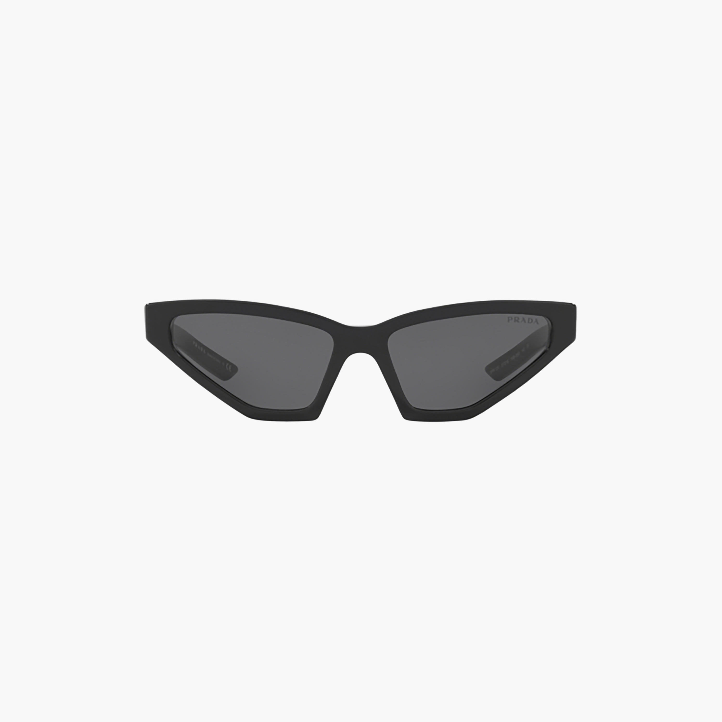 نظارات شمسية رمادية بتصميم عين القطة من برادا للرجال | 12VS-men-sunglasses-image-1