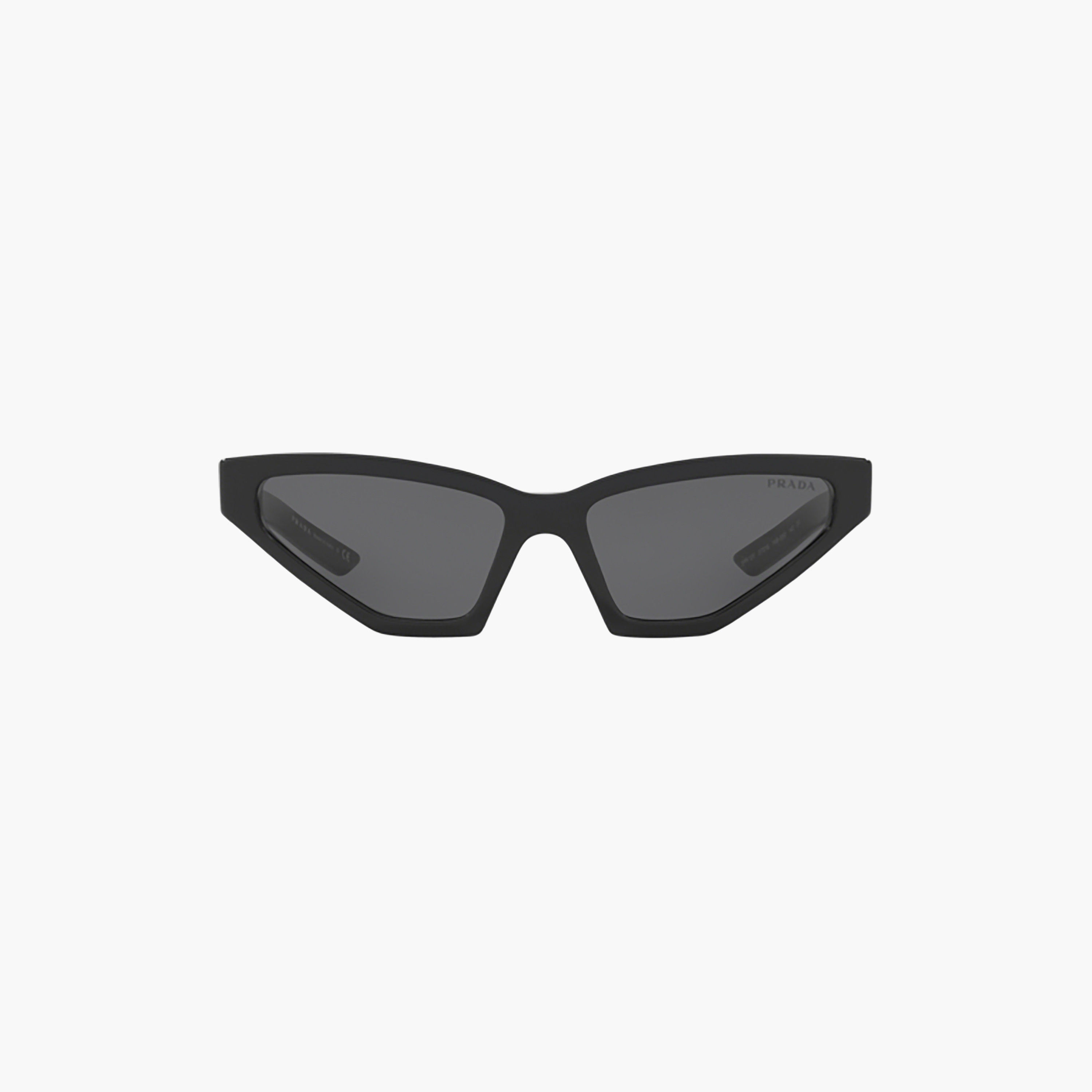 نظارات شمسية رمادية بتصميم عين القطة من برادا للرجال | 12VS-men-sunglasses-image-1