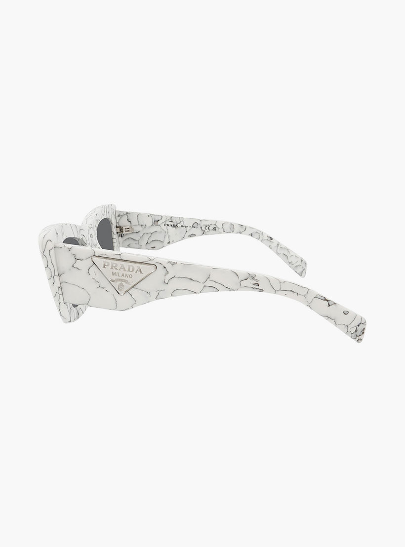 نظارات شمسية برادا نسائية مستطيلة رمادية | 13ZS-women-sunglasses-image-2