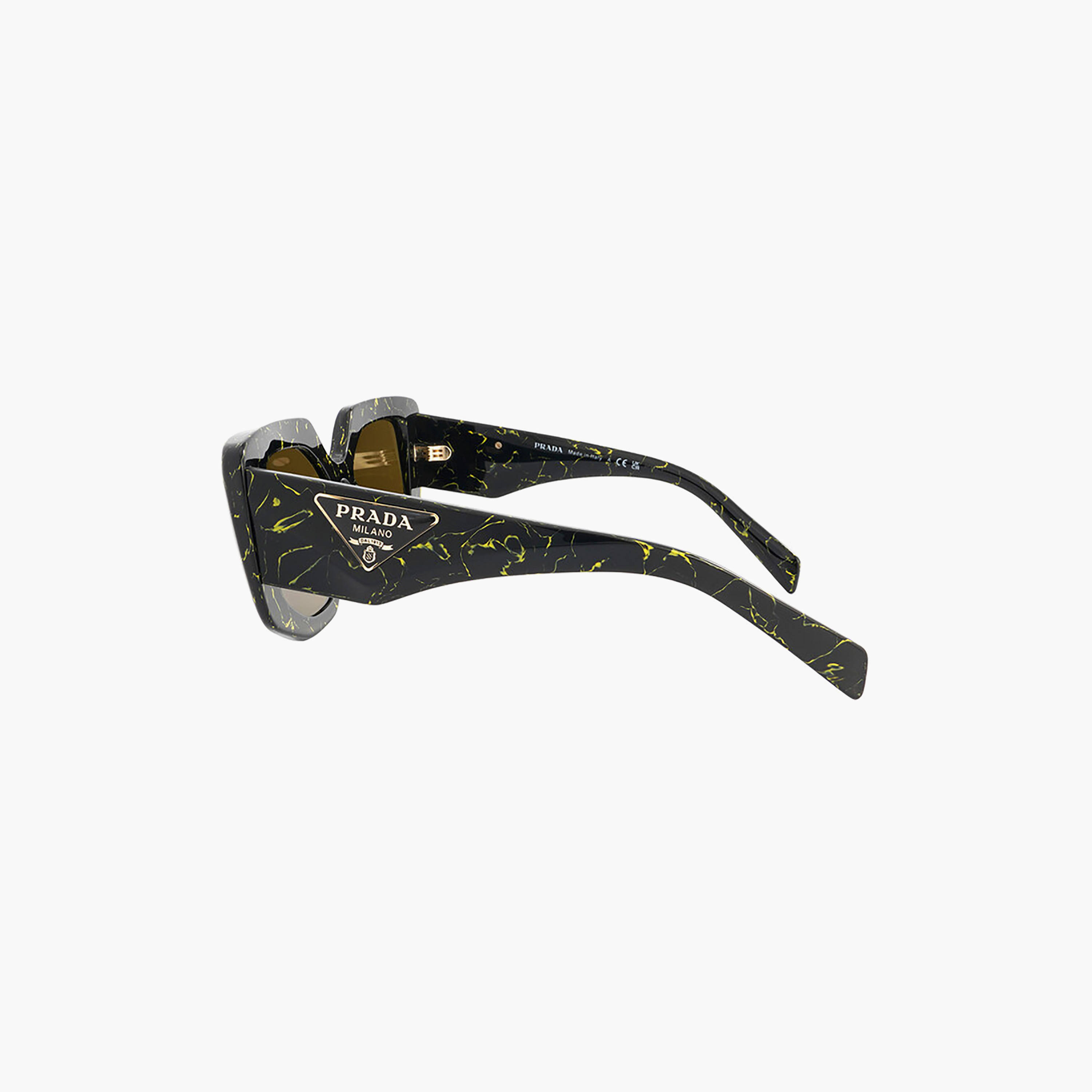 نظارات شمسية برادا نسائية مستطيلة بنية اللون | 14ZS-women-sunglasses-image-2