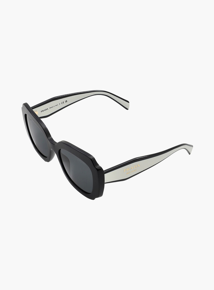 Prada Women Butterfly Grey Sunglasses | 16YS-women-sunglasses-image-3