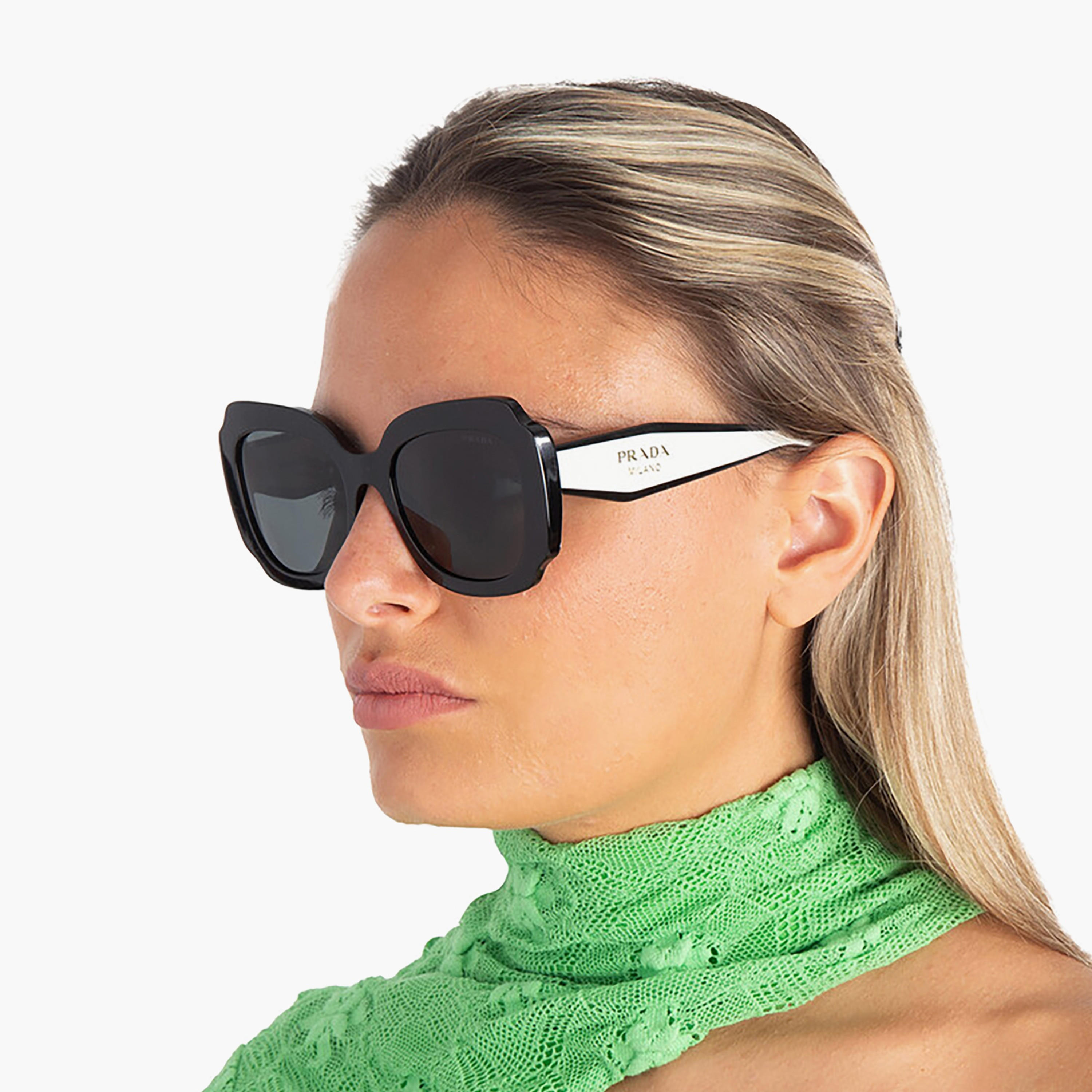 Prada Women Butterfly Grey Sunglasses | 16YS-women-sunglasses-image-6