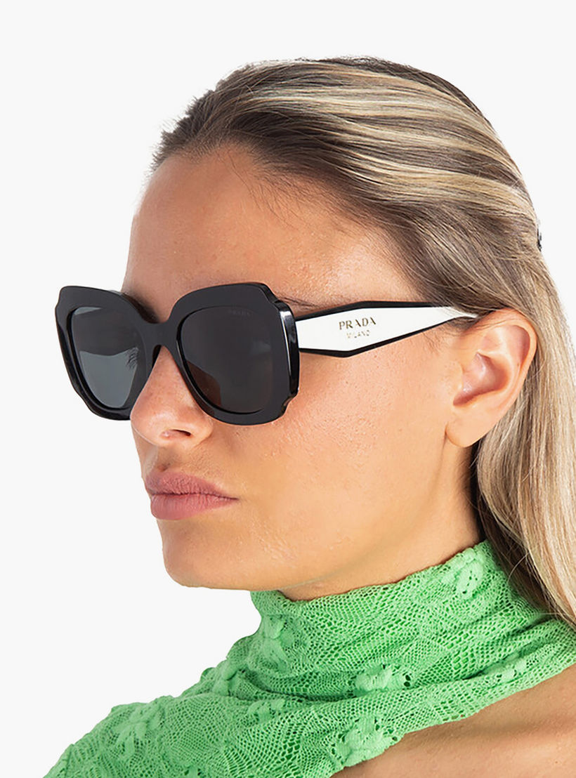 Prada Women Butterfly Grey Sunglasses | 16YS-women-sunglasses-image-6